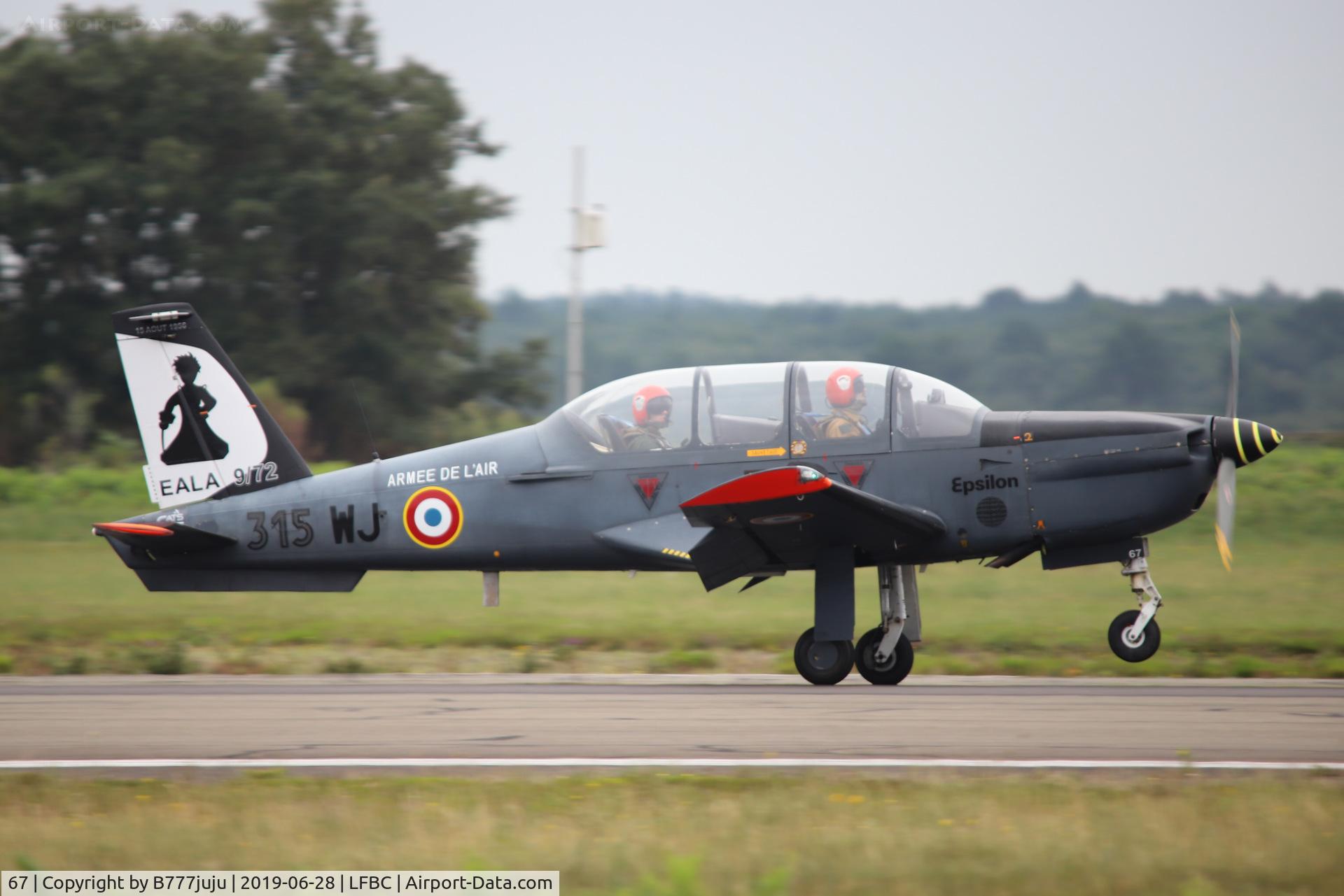 67, Socata TB-30 Epsilon C/N 67, at Cazaux Airshow