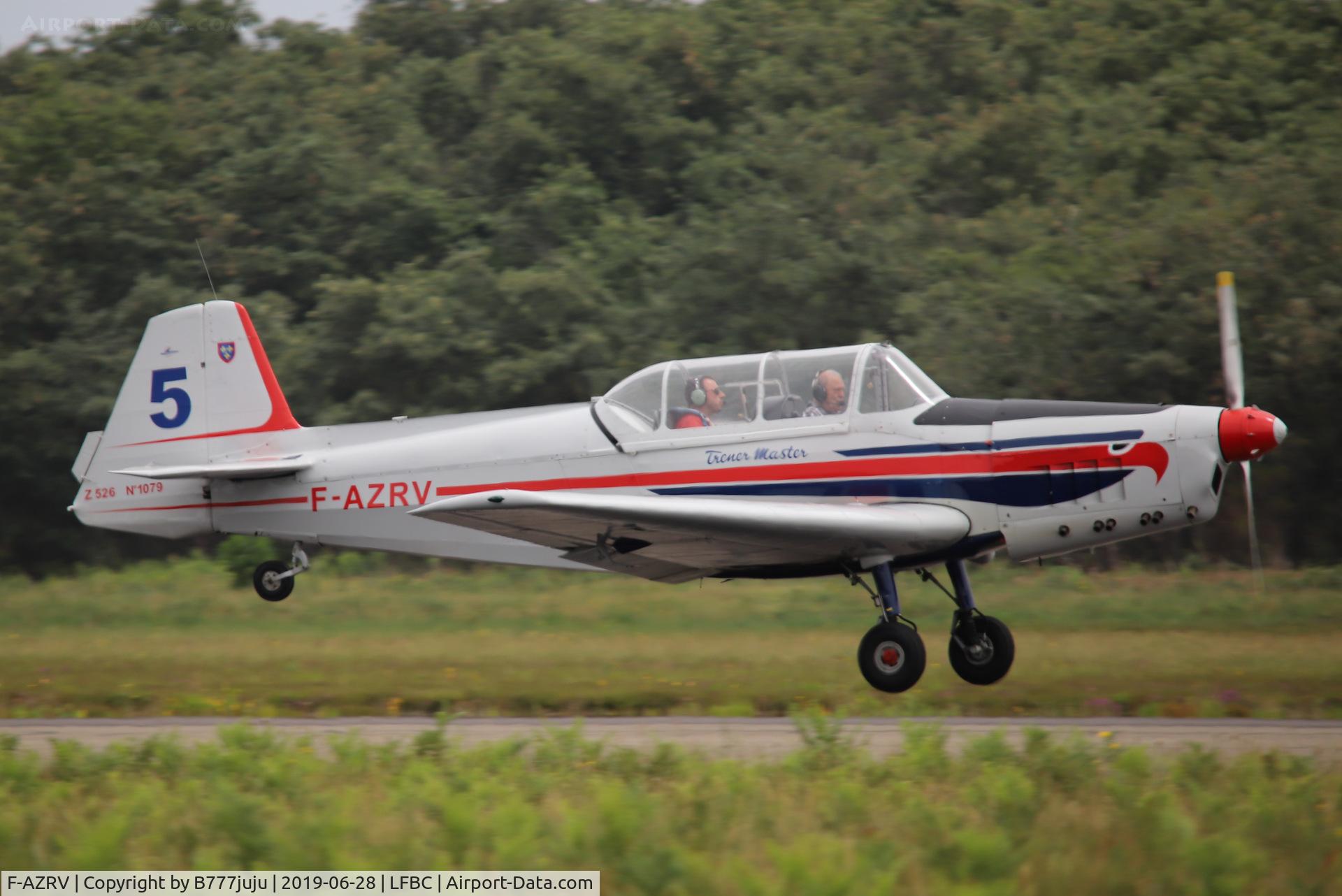F-AZRV, Zlin Z-526 Trener Master C/N 1079, at Cazaux Airshow
