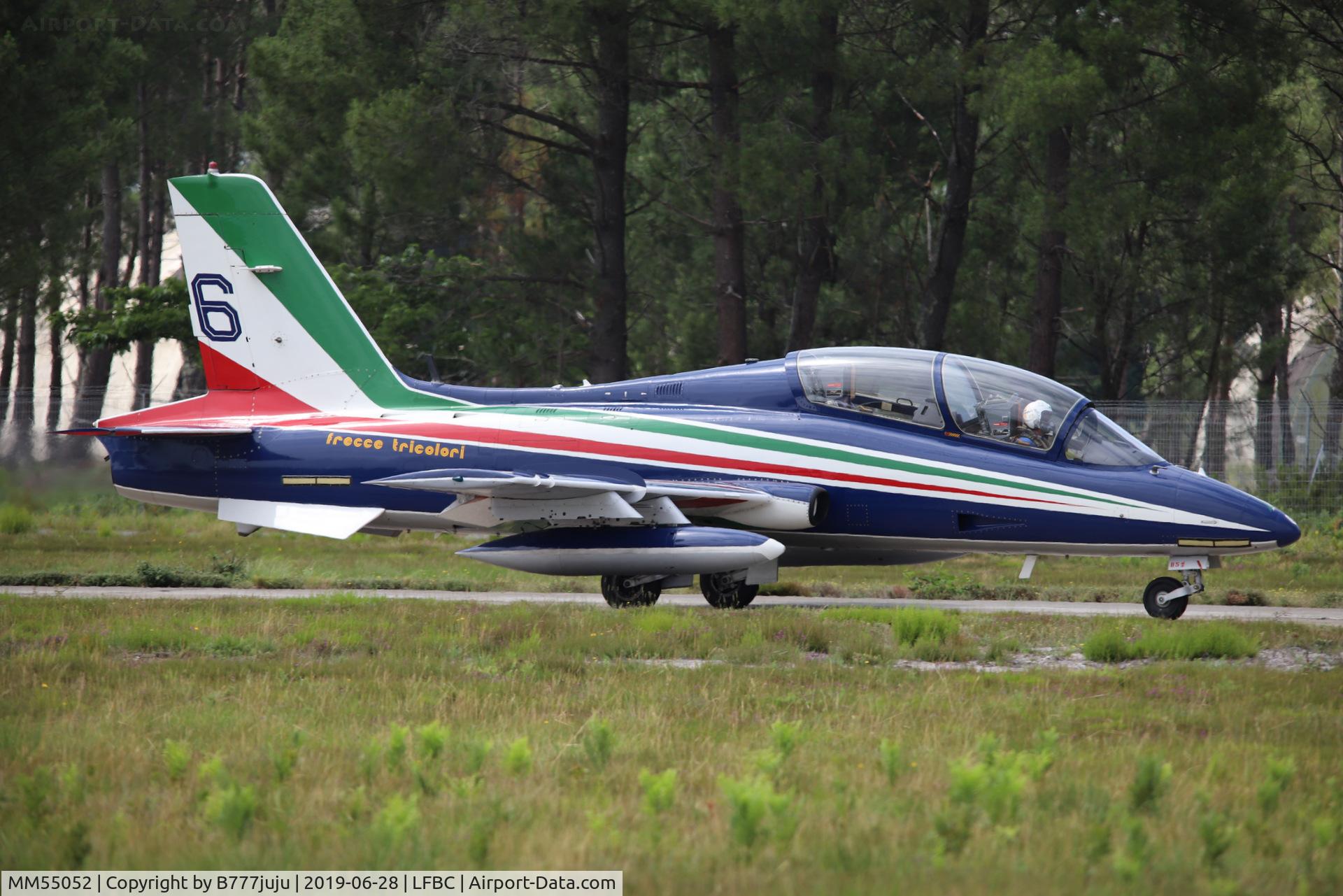 MM55052, Aermacchi MB-339PAN C/N 6846/186/AA083, at Cazaux Airshow