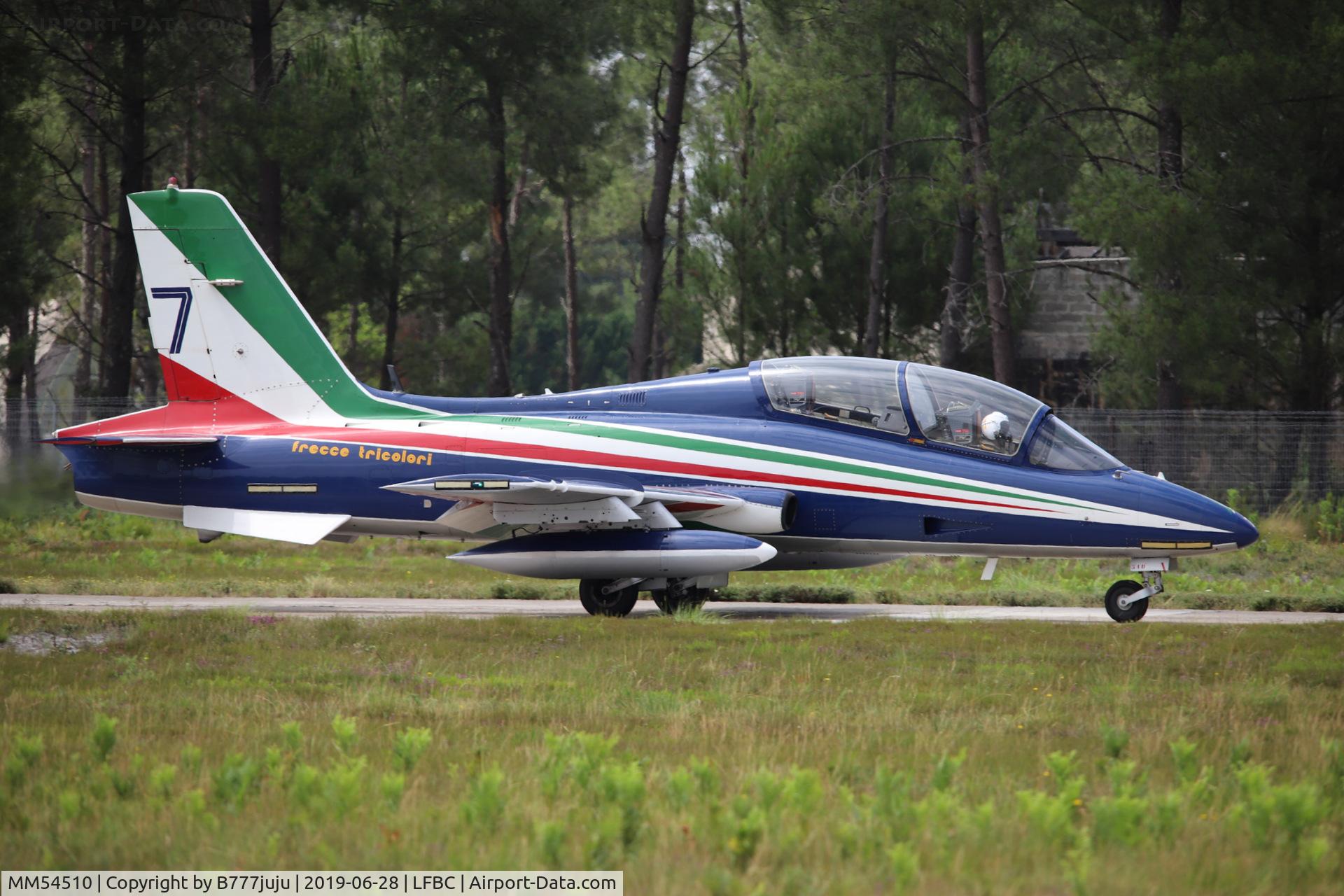 MM54510, Aermacchi MB-339PAN C/N 6726/121/AA058, at Cazaux Airshow