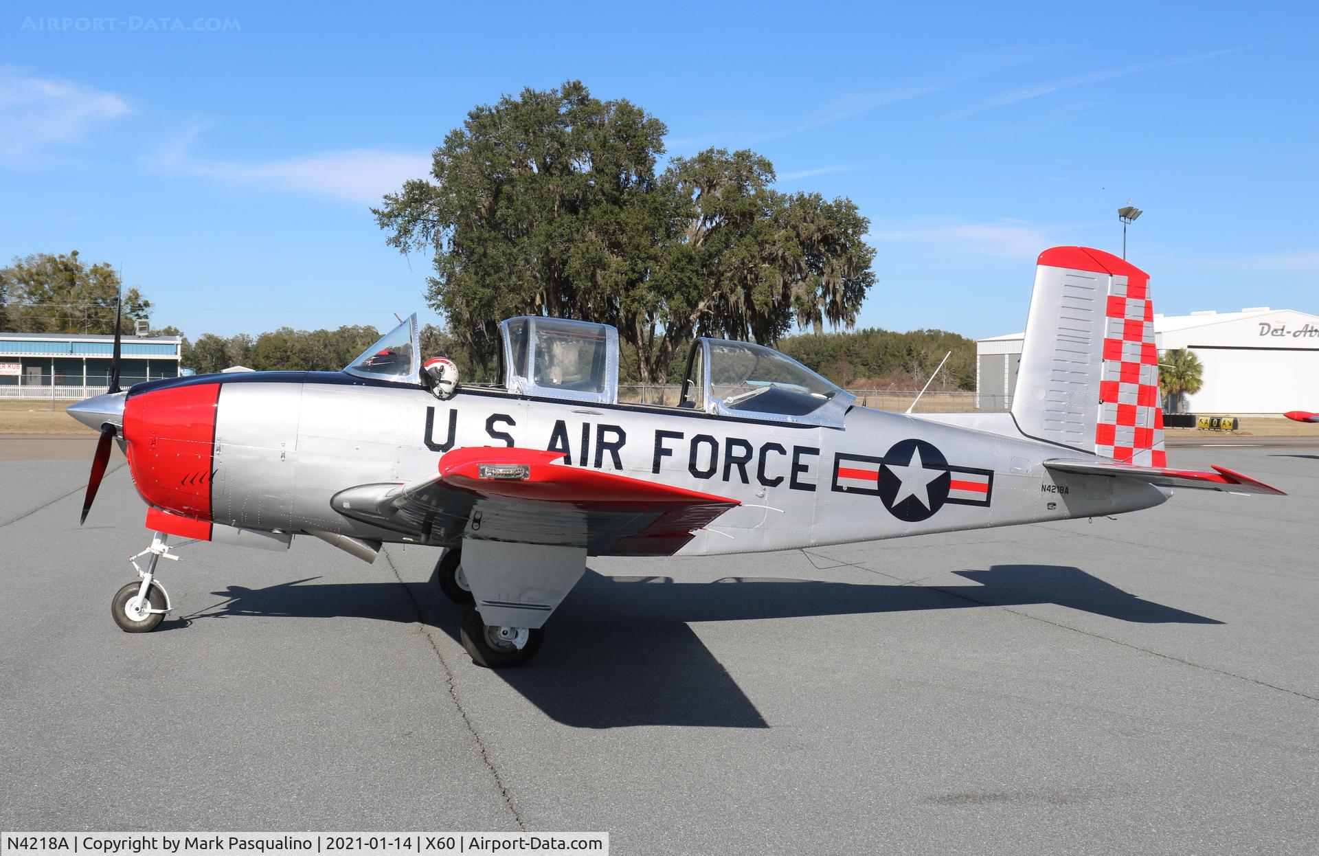 N4218A, 1952 Beech (CCF) T-34A (A45) Mentor C/N CCF34-44, Beech T-34A