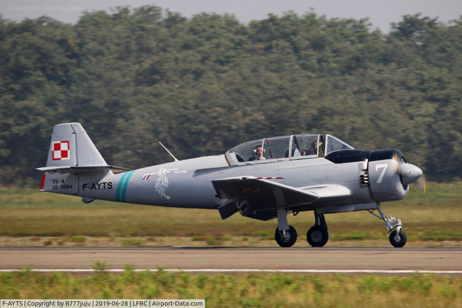F-AYTS, PZL-Mielec TS-8 Bies C/N 1E-1004, at Cazaux Airshow