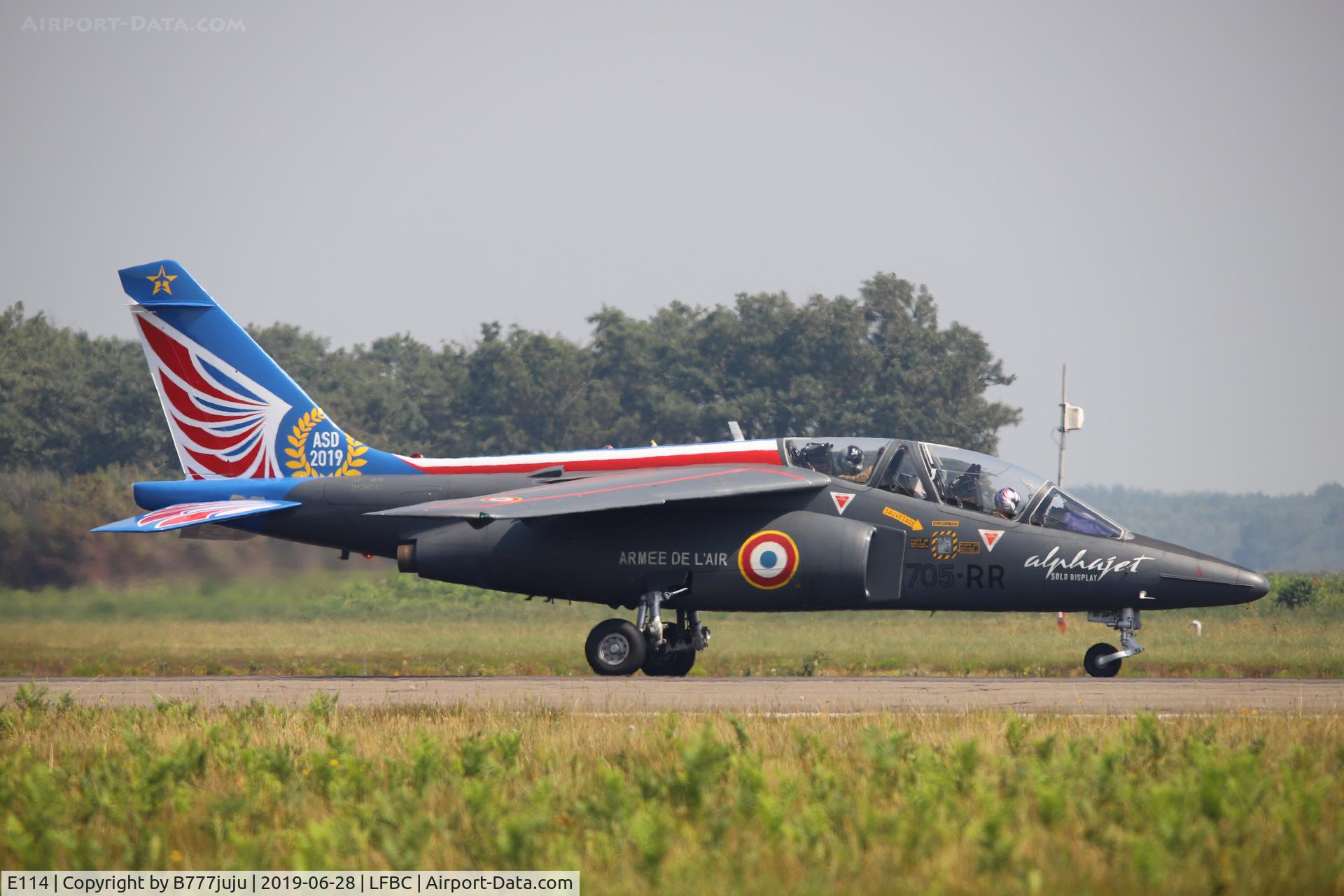 E114, Dassault-Dornier Alpha Jet E C/N E114, at Cazaux Airshow