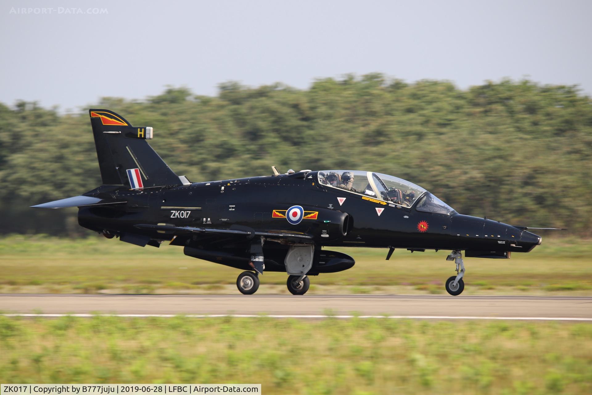 ZK017, 2008 British Aerospace Hawk T2 C/N RT008/1246, at Cazaux Airshow