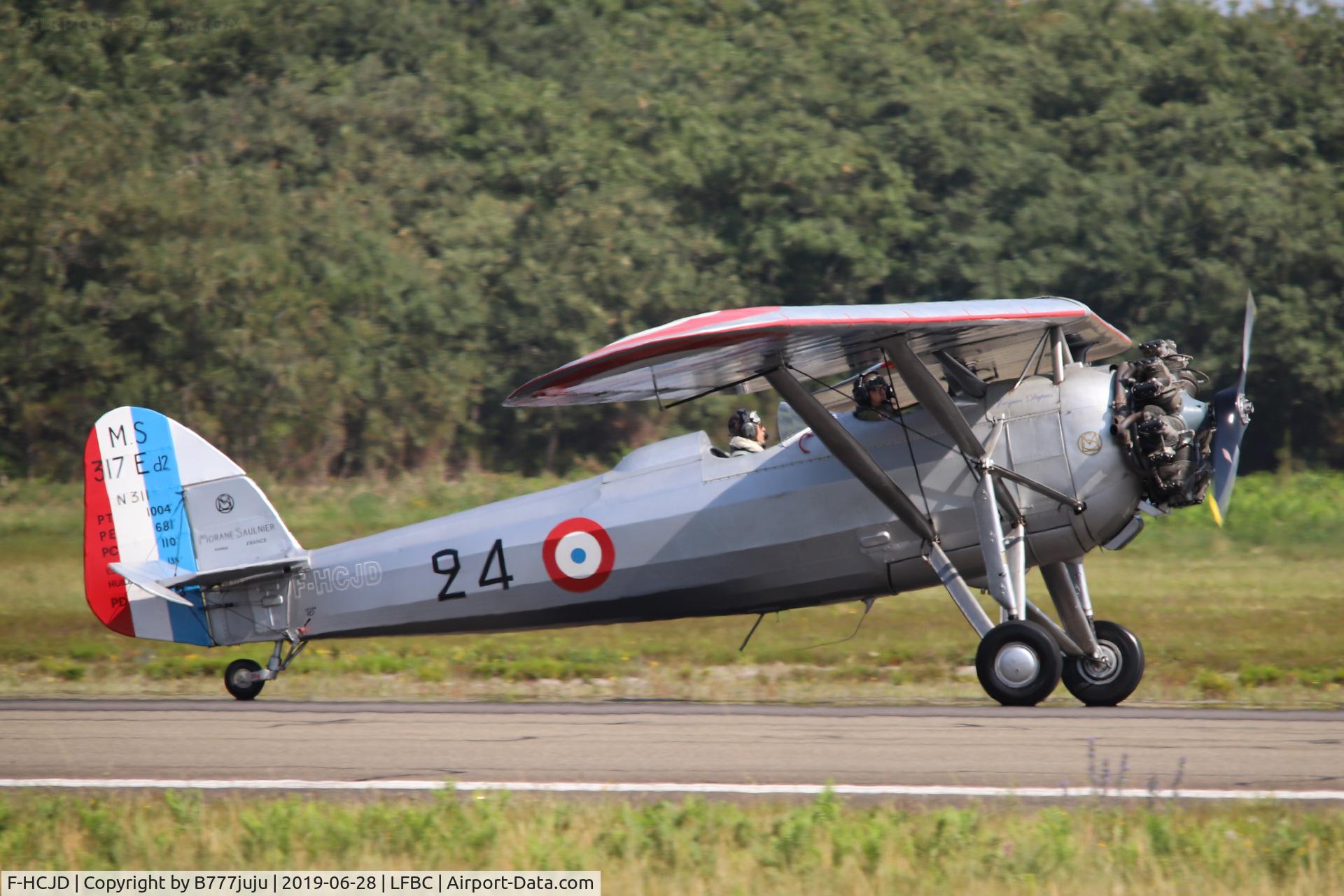 F-HCJD, Morane-Saulnier MS.317 C/N 311, at Cazaux Airshow