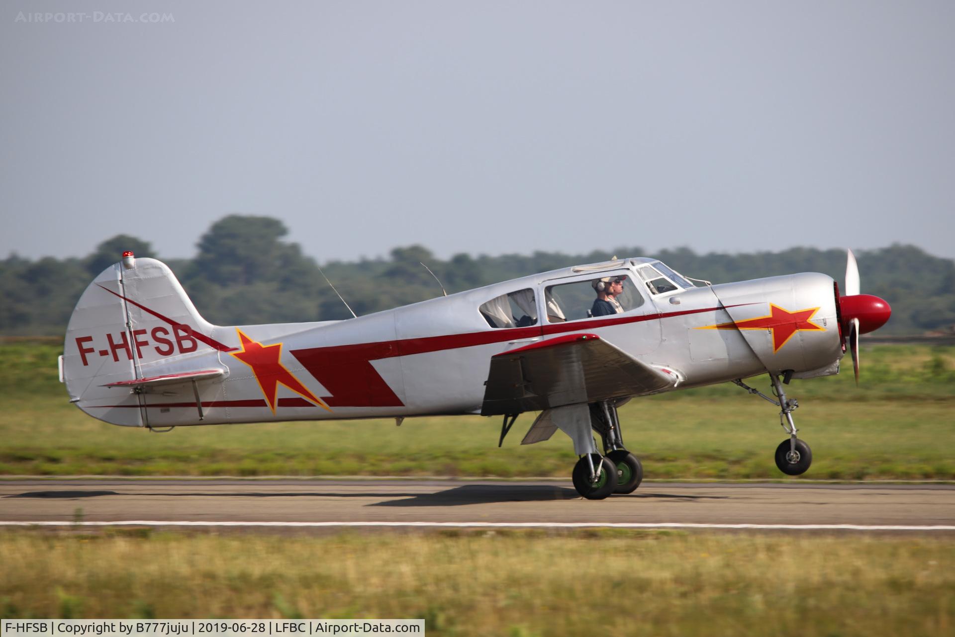 F-HFSB, Yakovlev Yak-18T C/N 8200916, at Cazaux Airshow