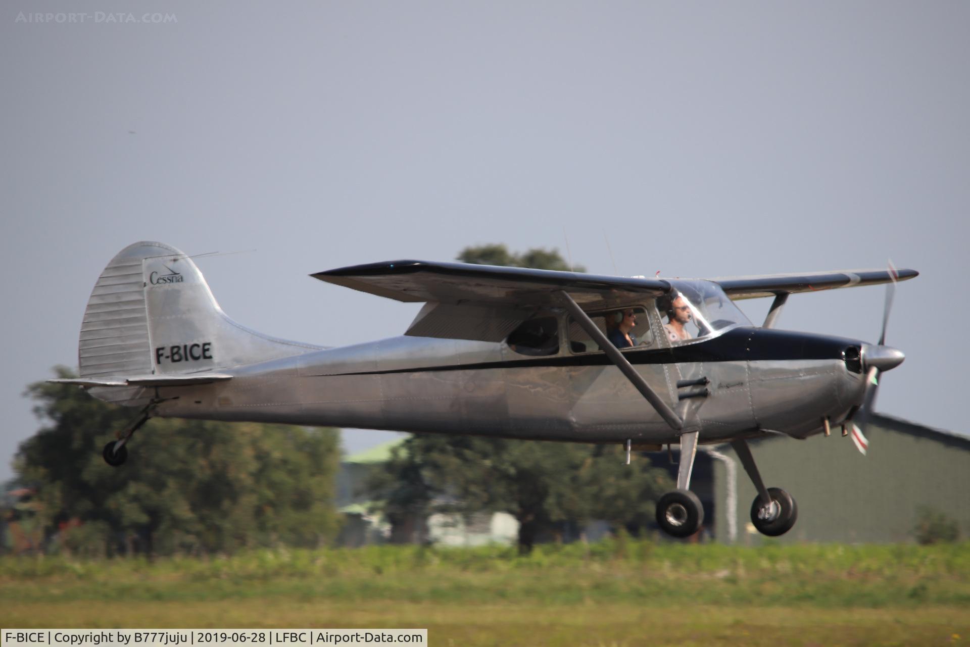 F-BICE, Cessna 170B C/N 26436, at Cazaux Airshow
