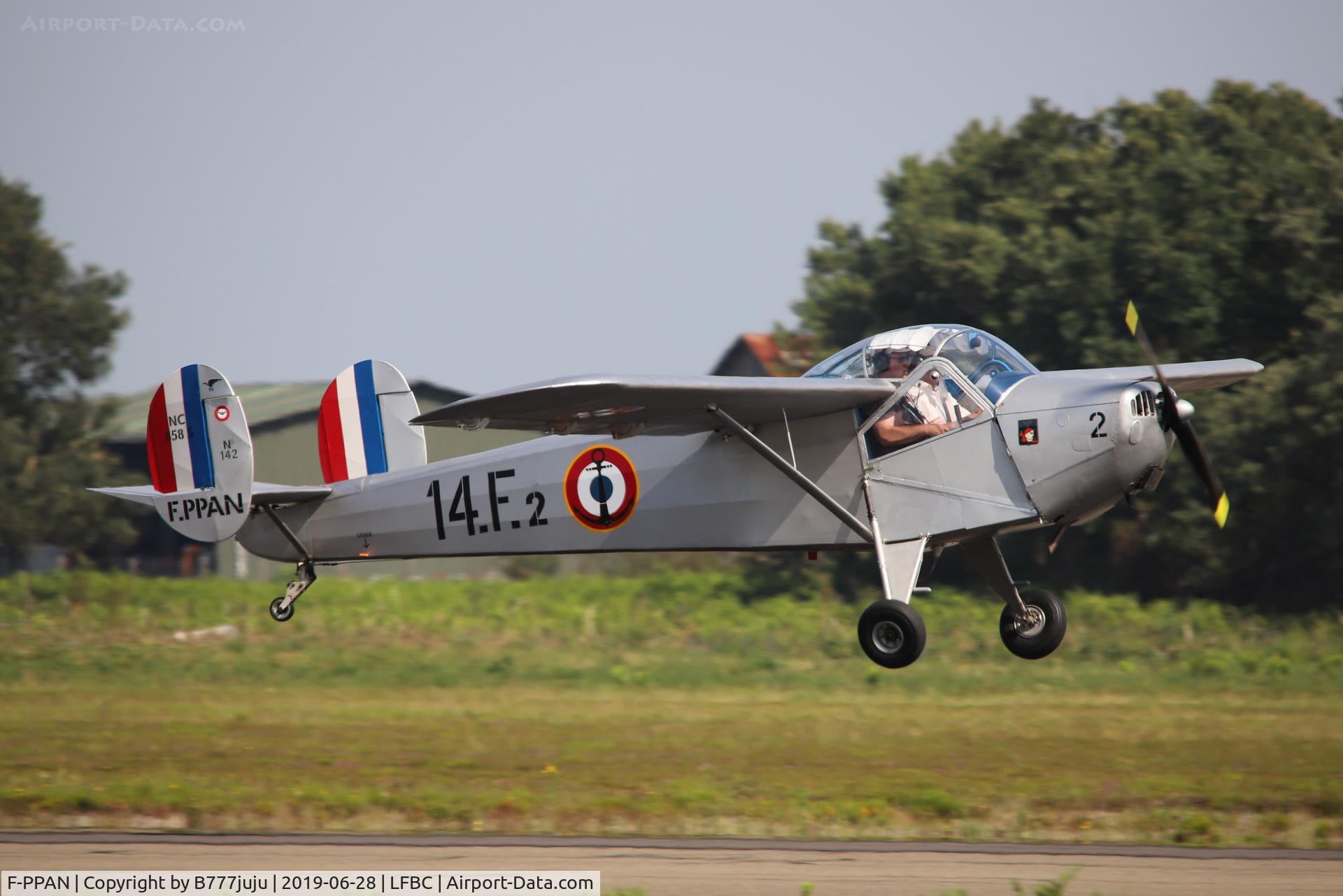 F-PPAN, Nord NC-858S C/N 142, at Cazaux Airshow