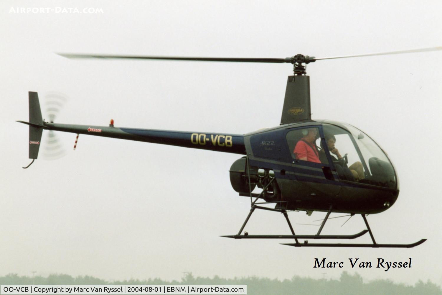 OO-VCB, 1987 Robinson R22 Beta C/N 0697, At Temploux.