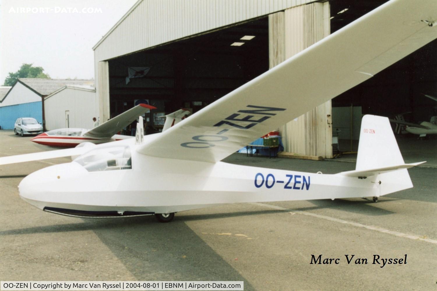 OO-ZEN, 1972 Schleicher Ka-8B C/N 8929, At Temploux.