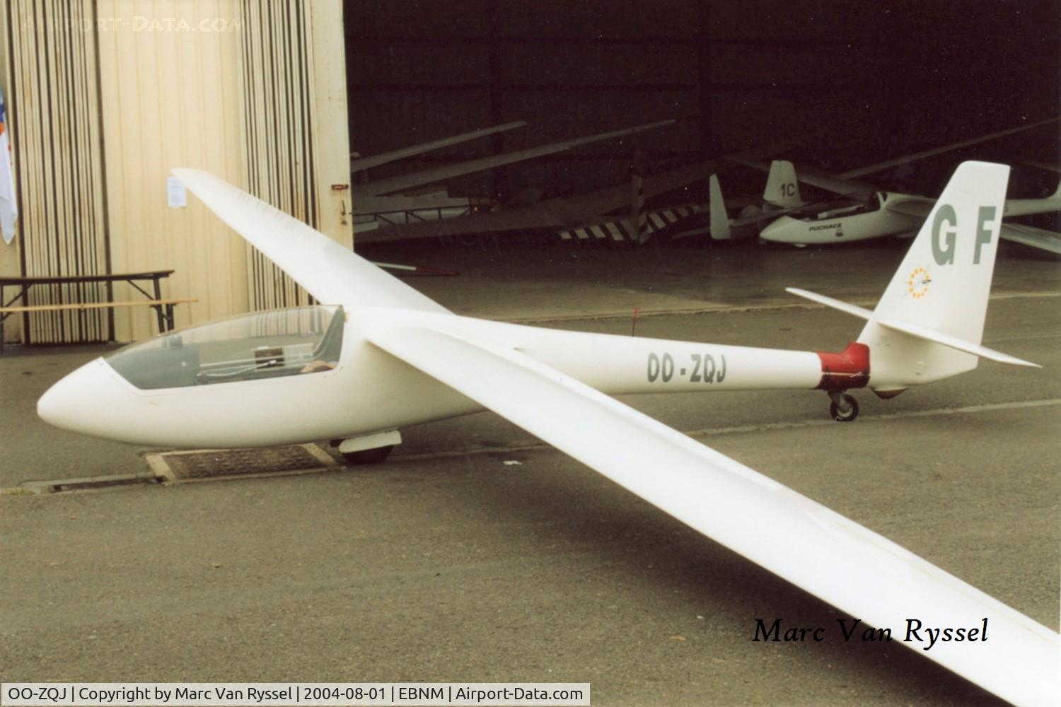 OO-ZQJ, 1973 Schleicher ASW-15B C/N 15270, At Temploux.