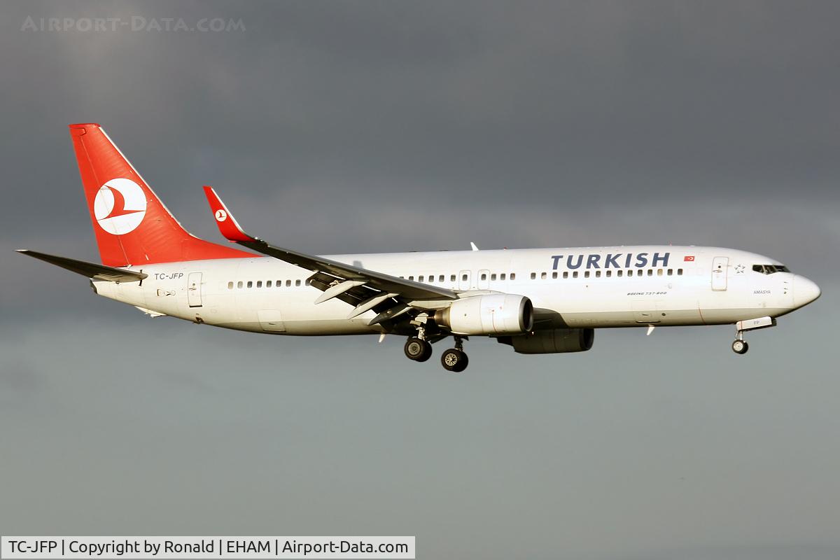 TC-JFP, 1999 Boeing 737-8F2 C/N 29778/349, at spl