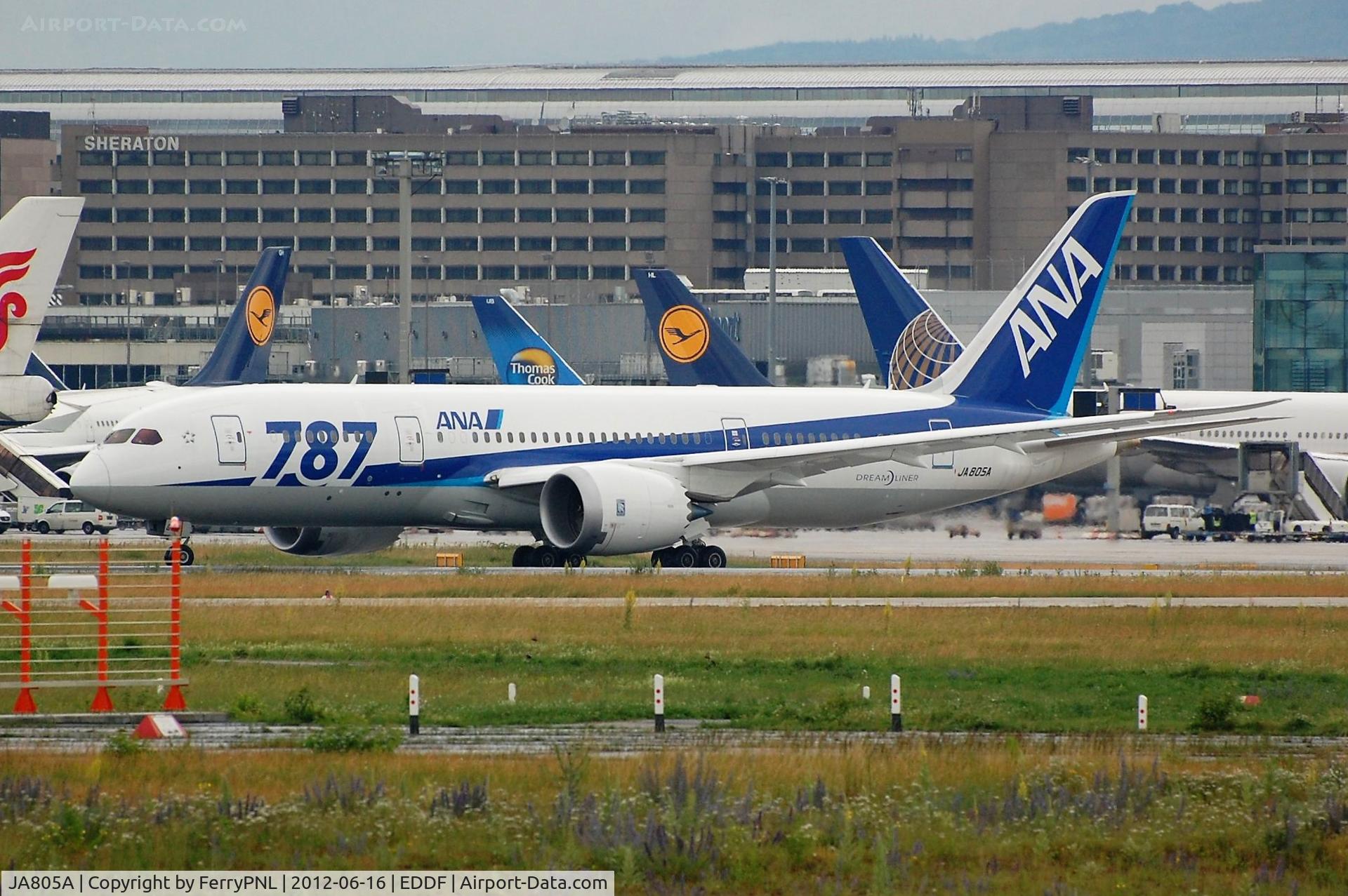 JA805A, 2010 Boeing 787-8 Dreamliner C/N 34514, ANA B788 lining up for departure