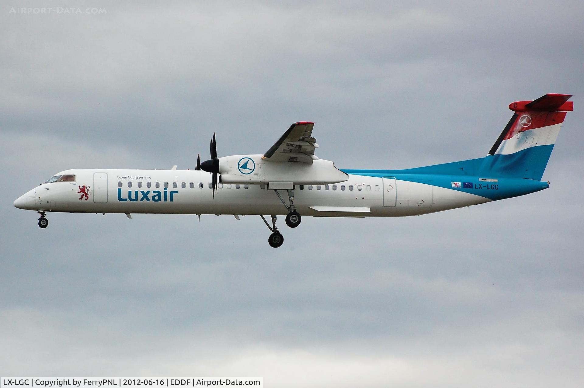 LX-LGC, 2007 De Havilland Canada DHC-8-402Q Dash 8 C/N 4162, Arrival of Luxair DHC8