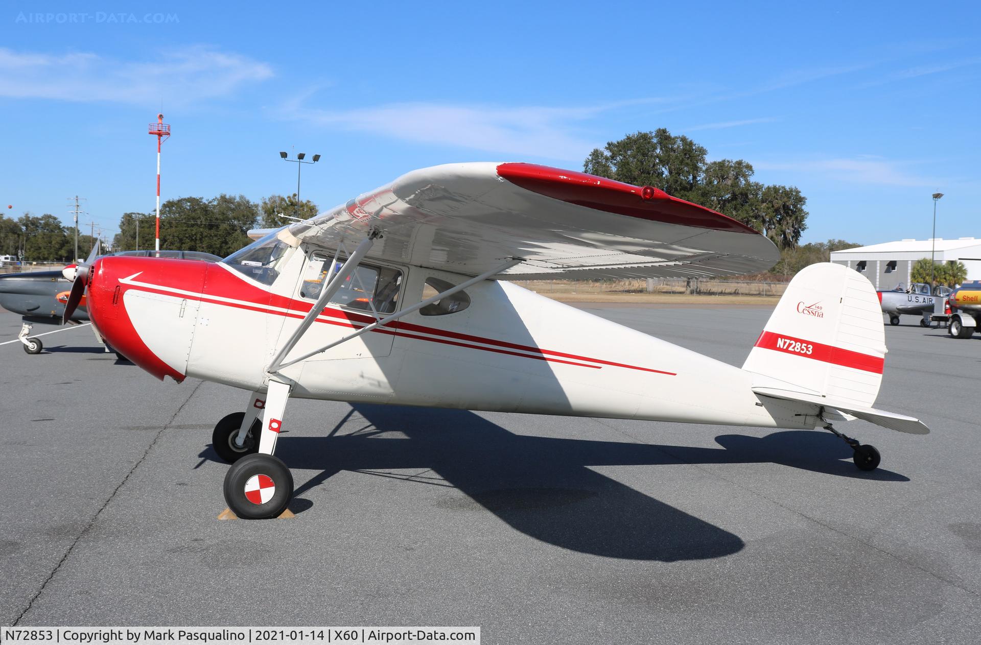 N72853, 1946 Cessna 140 C/N 10040, Cessna 140