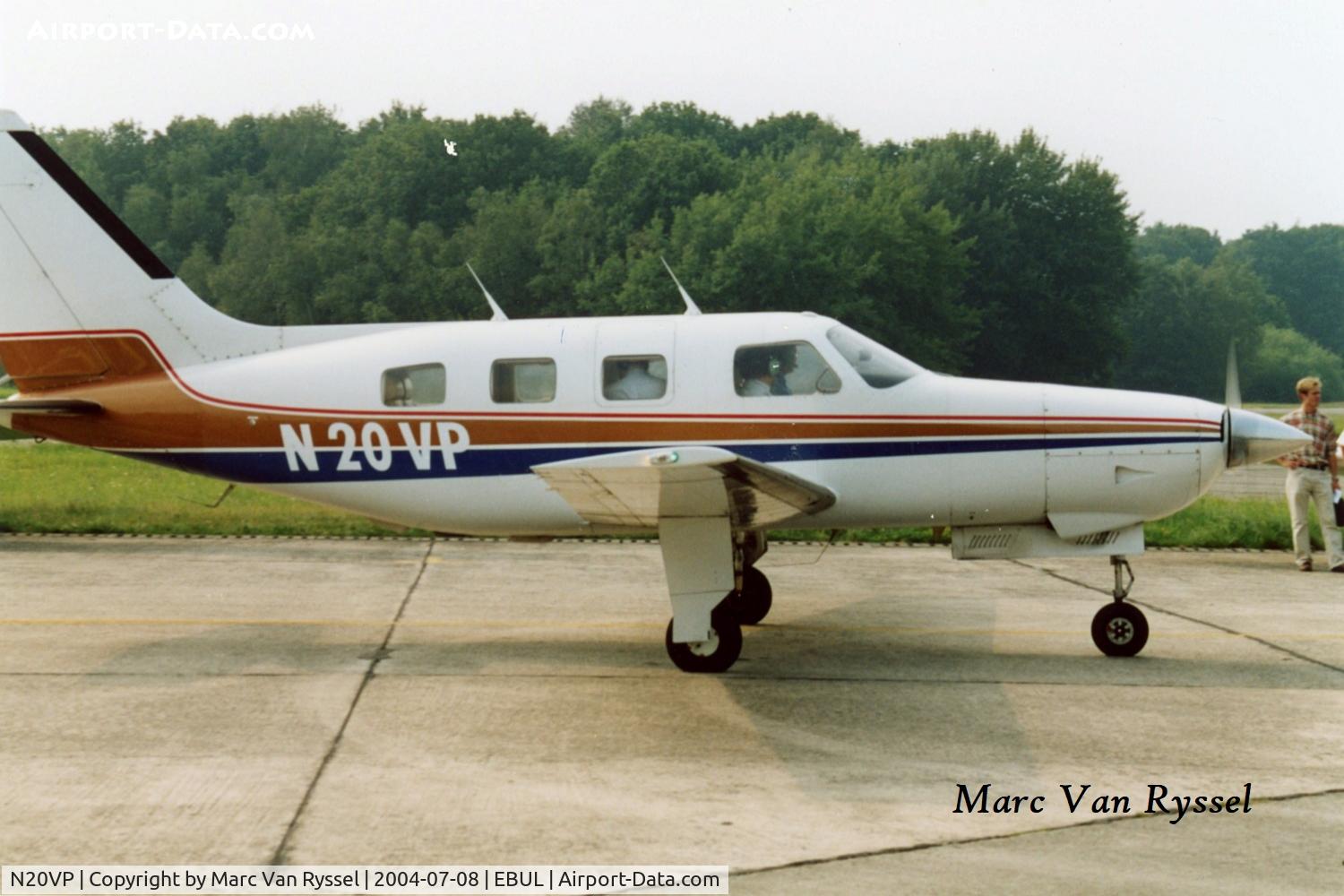 N20VP, 1984 Piper PA-46-310P Malibu C/N 46-8408062, At Ursel.