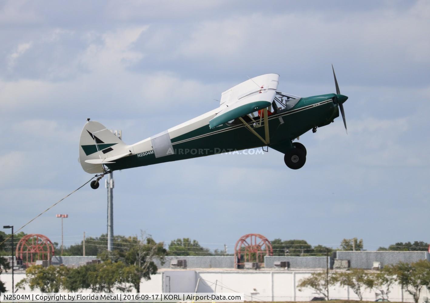 N2504M, 1946 Piper PA-12 Super Cruiser C/N 12-1002, ORL spotting 2016