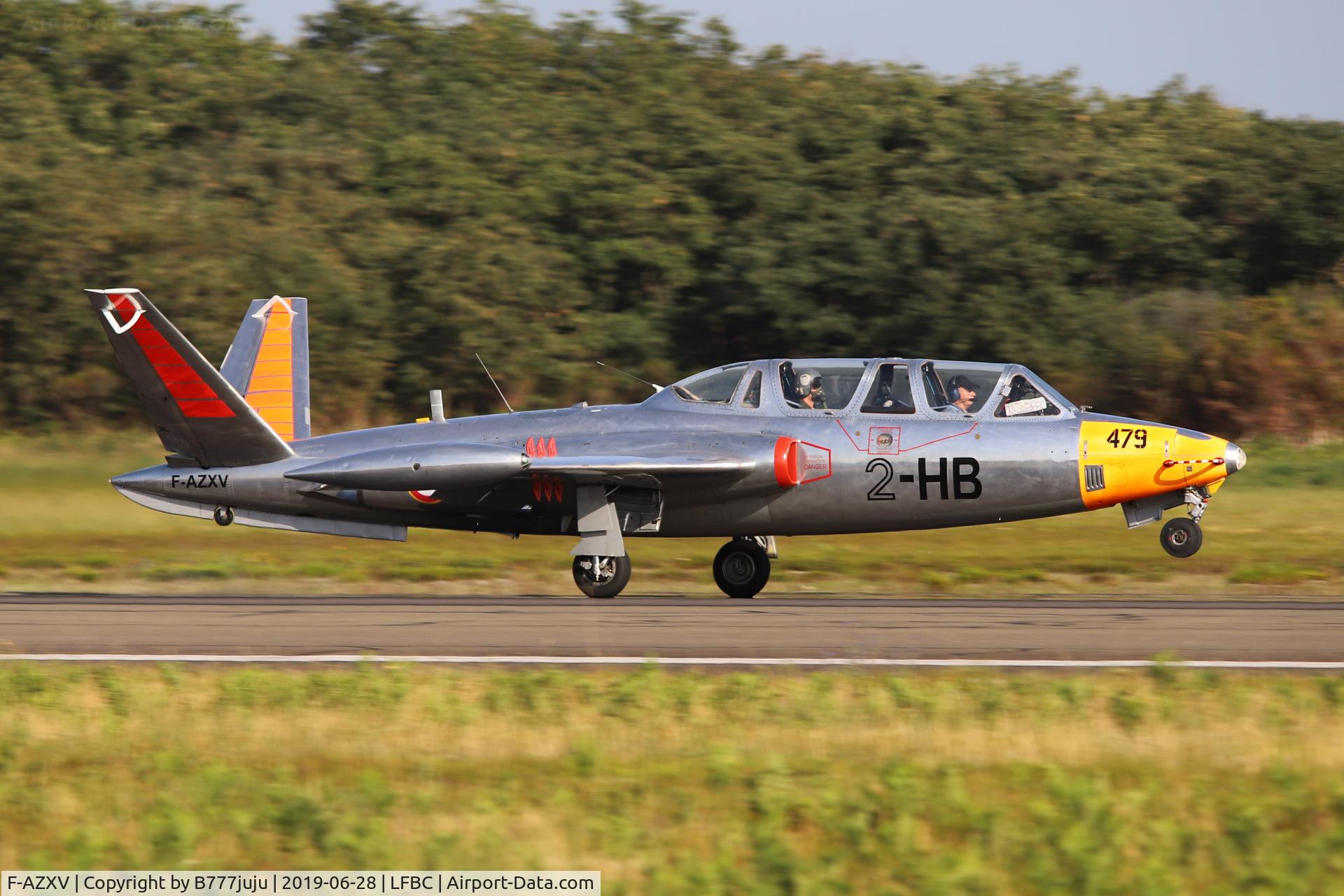 F-AZXV, Fouga CM-170 Magister C/N 479, at Cazaux airshow