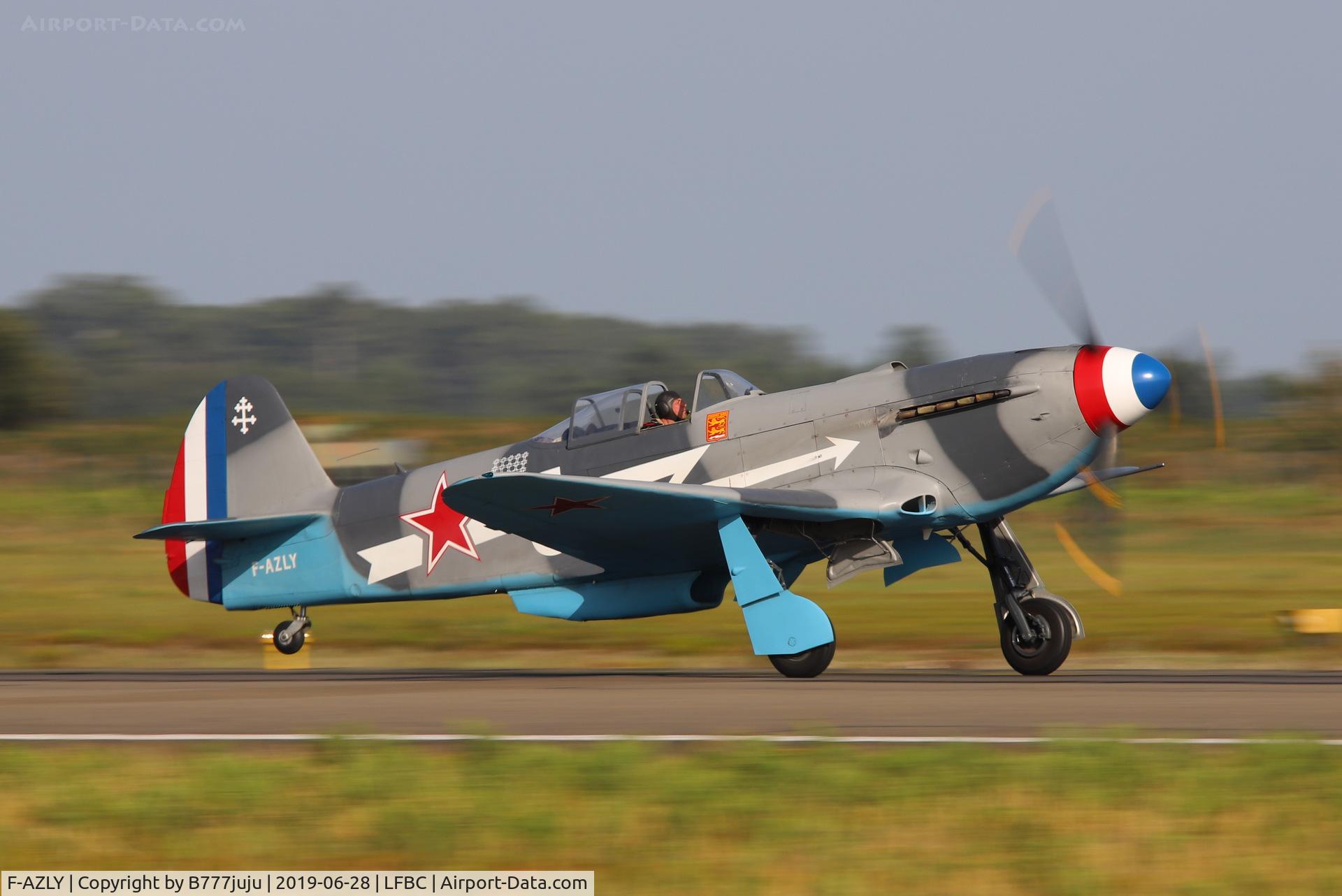 F-AZLY, Yakovlev Yak-3U C/N 172890, at Cazaux airshow