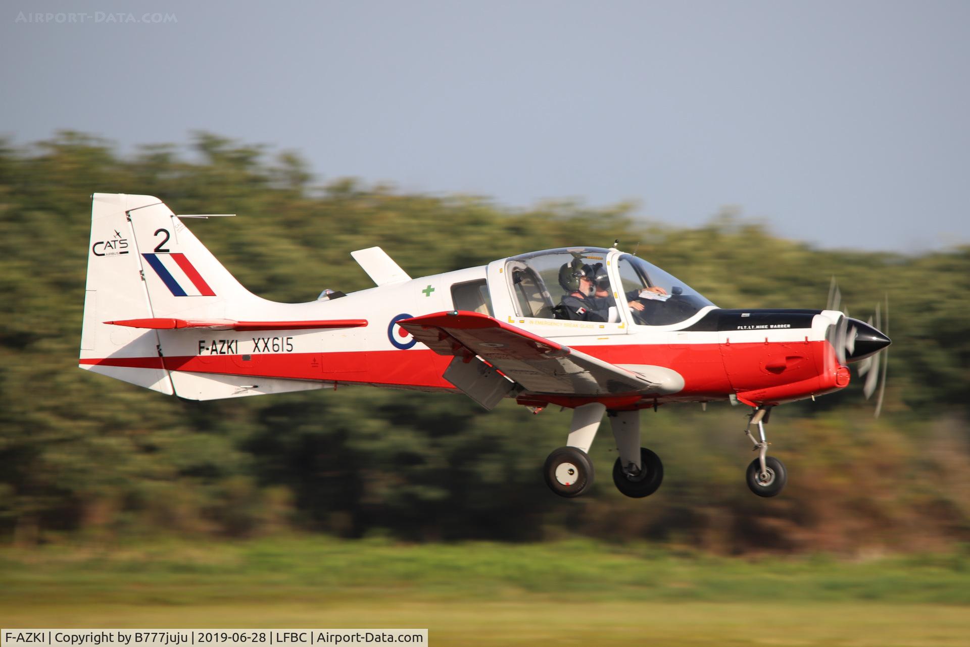 F-AZKI, 1974 Scottish Aviation Bulldog T.1 C/N BH.120/273, at Cazaux airshow