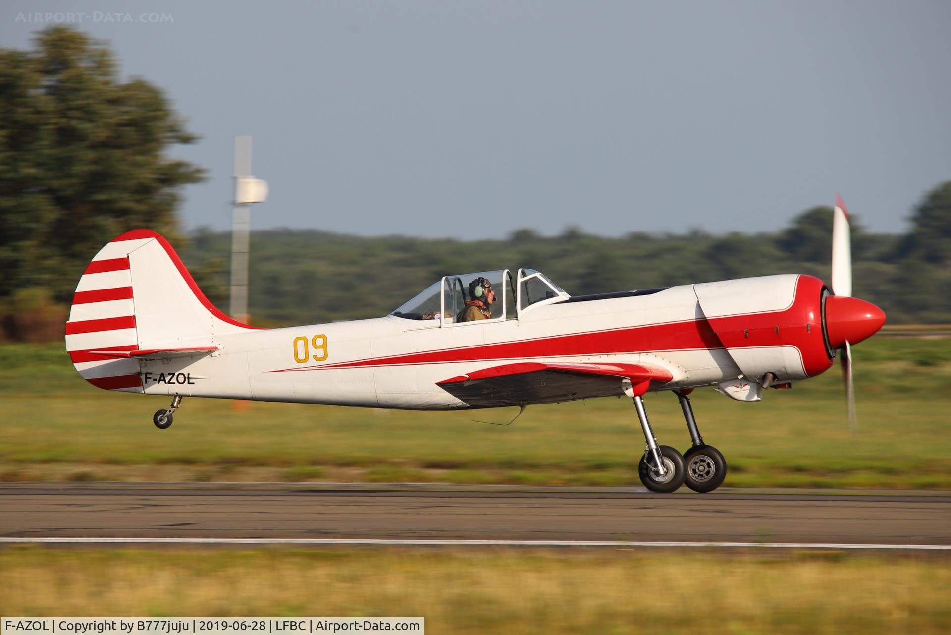 F-AZOL, 1977 Yakovlev Yak-50 C/N 77-1009, at Cazaux airshow