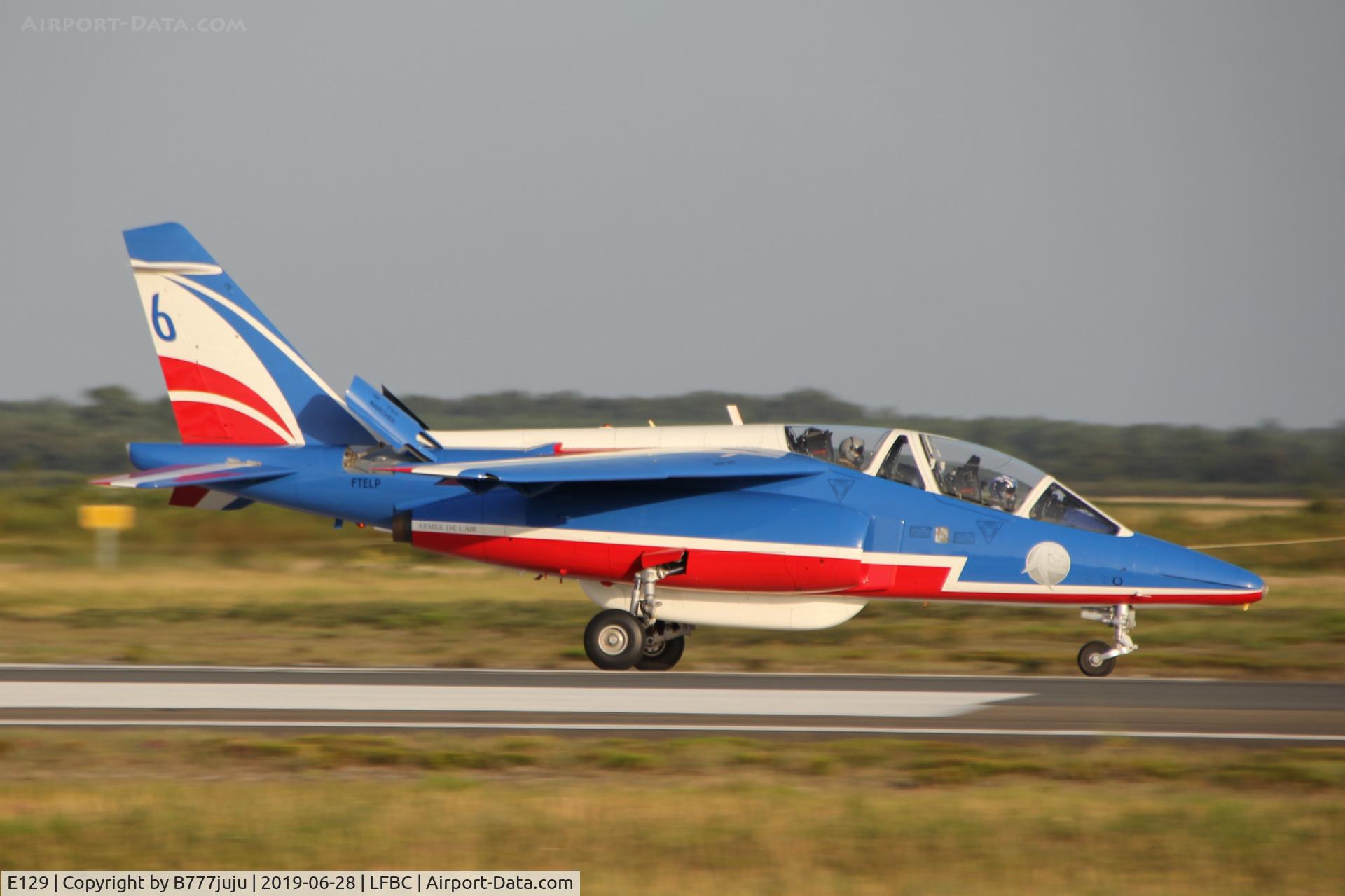 E129, Dassault-Dornier Alpha Jet E C/N E129, at Cazaux airshow