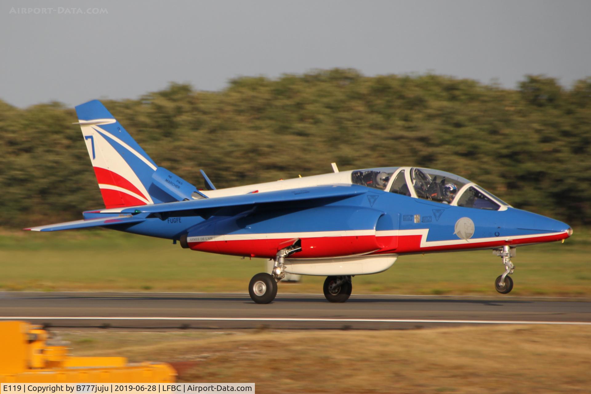E119, Dassault-Dornier Alpha Jet E C/N E119, at Cazaux airshow