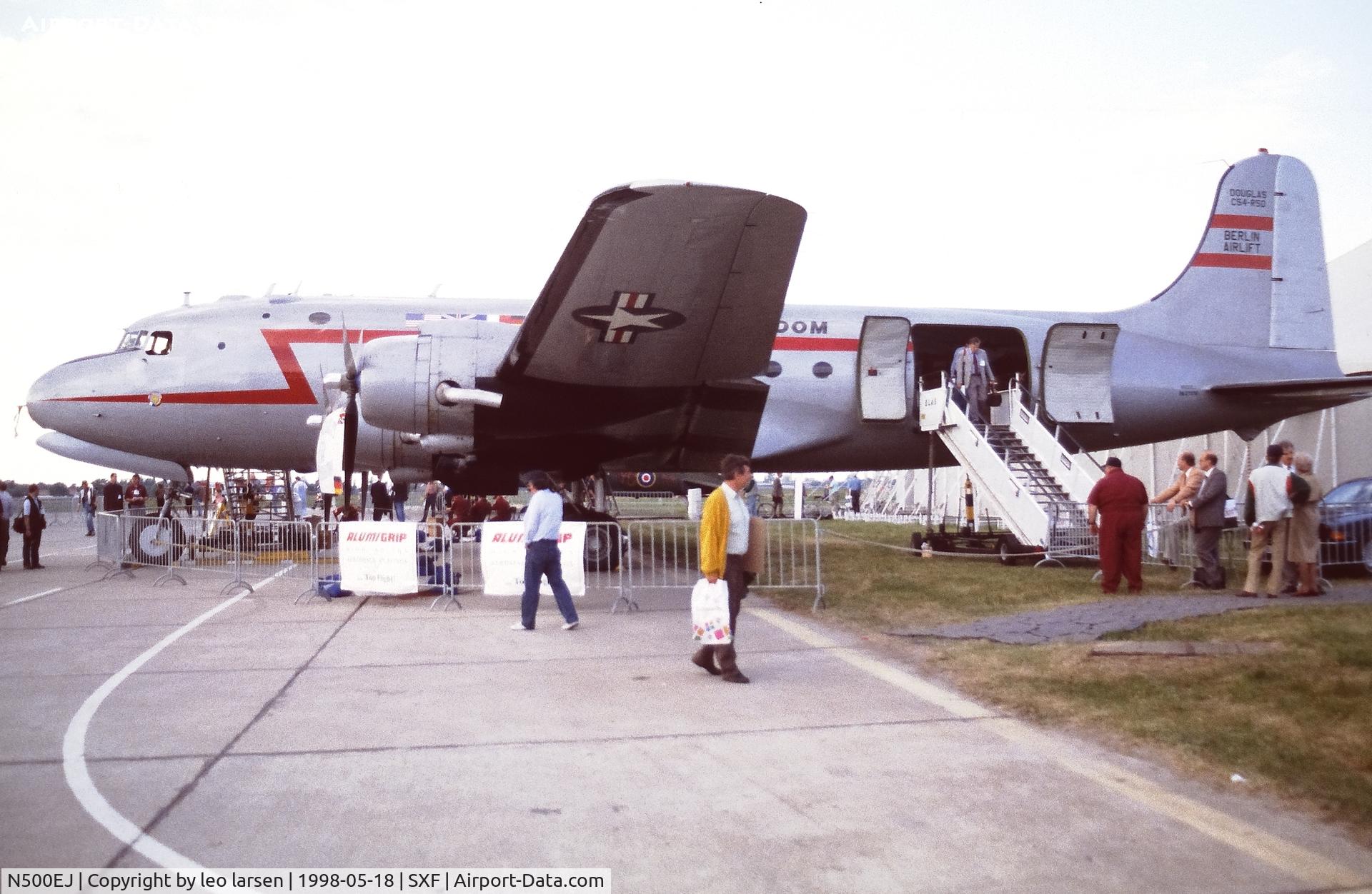 N500EJ, 1945 Douglas C-54E Skymaster (DC-4A) C/N DO316, Berlin Air Show 18.5.1998