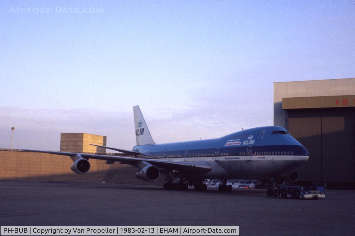 PH-BUB, 1971 Boeing 747-206B C/N 19923, KLM Boeing 747-206B at Schiphol-Oost with 
