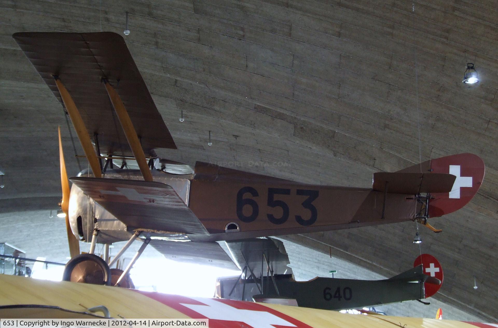 653, Hanriot HD-1 C/N Not found 653, Hanriot HD-1 at the Flieger-Flab-Museum, Dübendorf