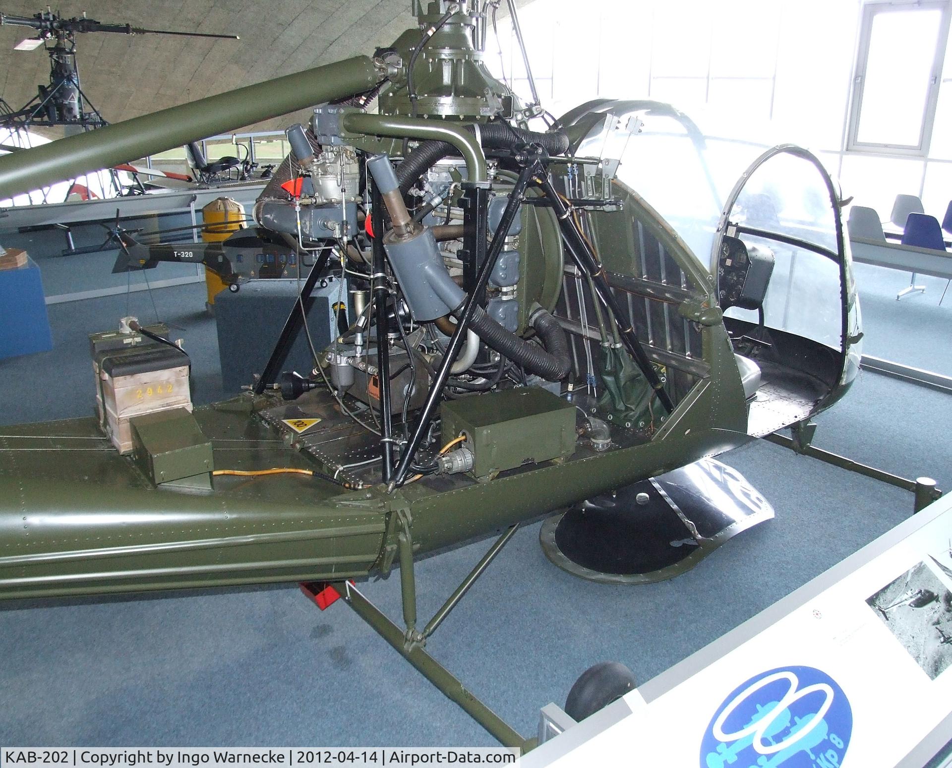 KAB-202, 1952 Hiller UH-12B C/N 387, Hiller UH-12B at the Flieger-Flab-Museum, Dübendorf