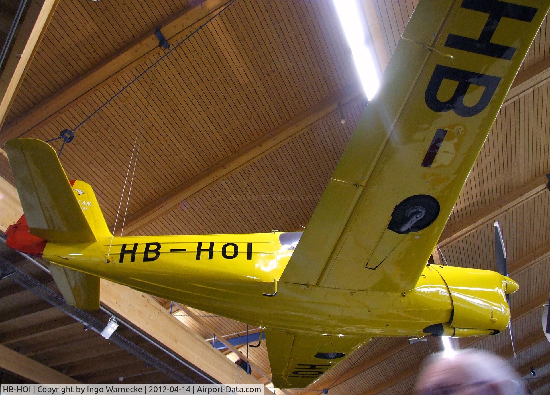 HB-HOI, 1948 Nord 1203 Norecrin II C/N 122, Nord N.1203 Norecrin II at the Flieger-Flab-Museum, Dübendorf