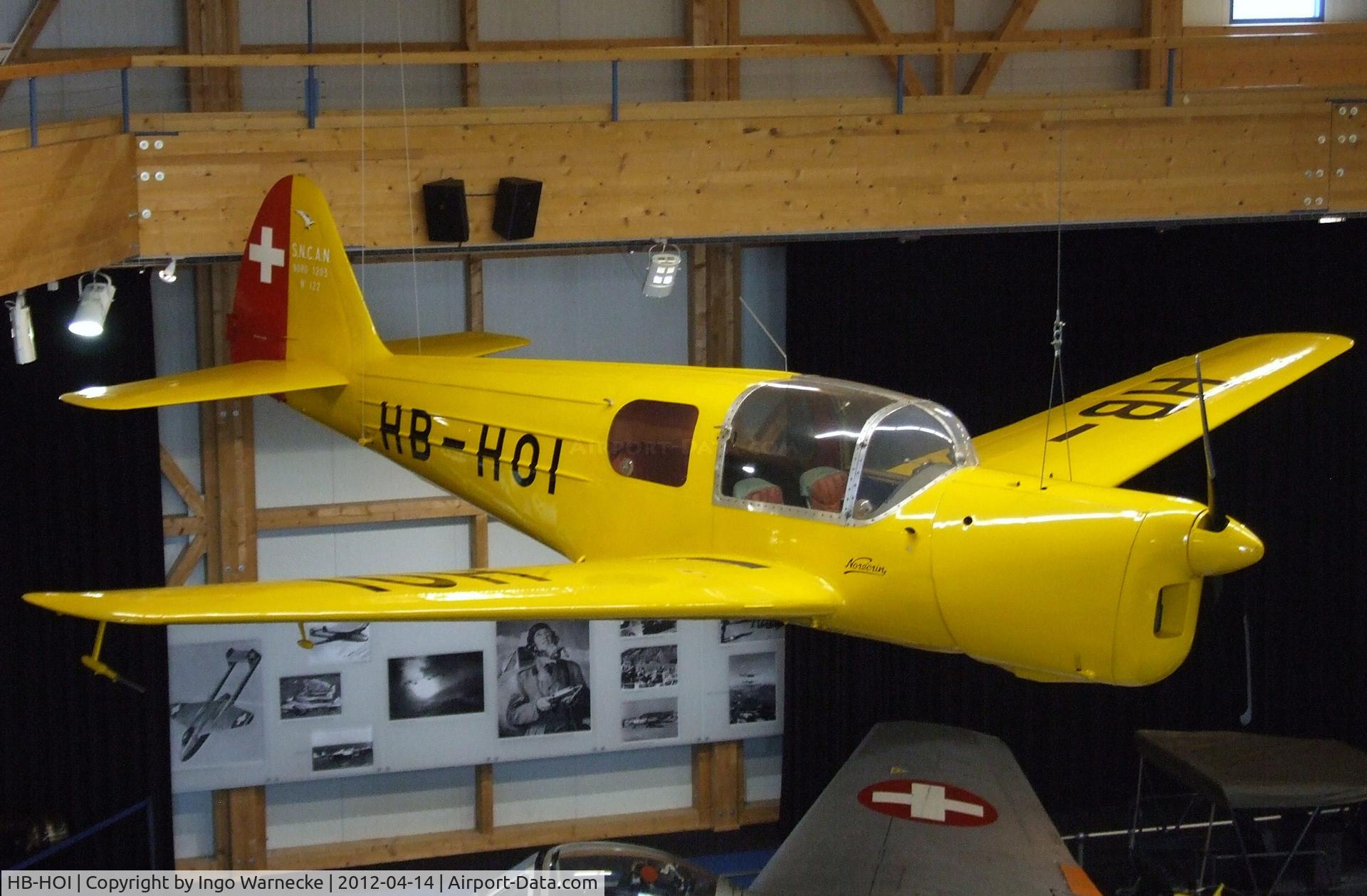 HB-HOI, 1948 Nord 1203 Norecrin II C/N 122, Nord N.1203 Norecrin II at the Flieger-Flab-Museum, Dübendorf