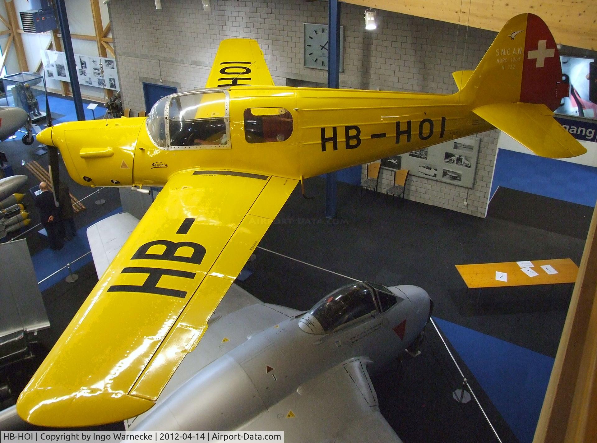 HB-HOI, 1948 Nord 1203 Norecrin II C/N 122, Nord N.1203 Norecrin II at the Flieger-Flab-Museum, Dübendorf