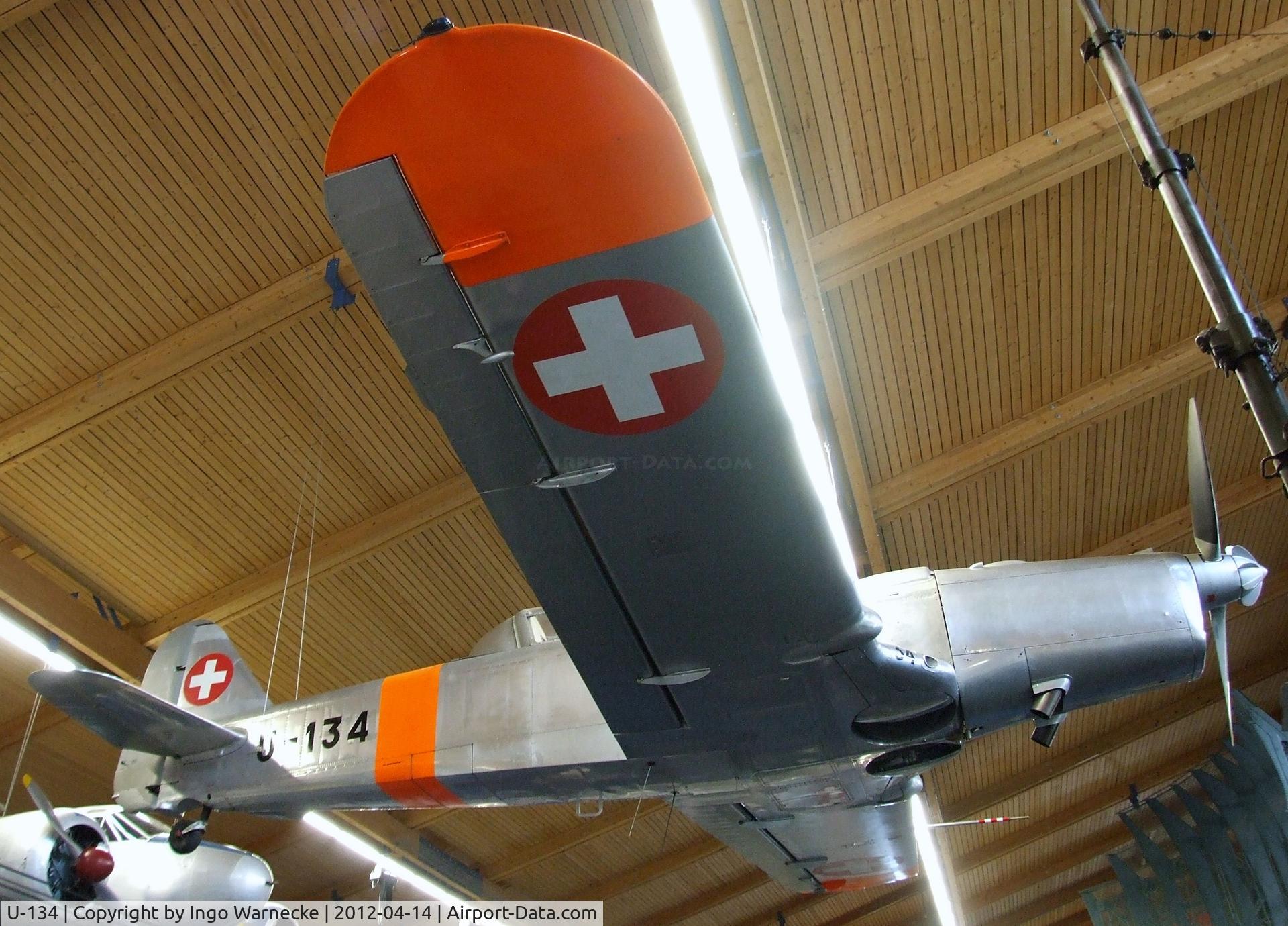 U-134, Pilatus P2-05 C/N 51, Pilatus P2-05 at the Flieger-Flab-Museum, Dübendorf