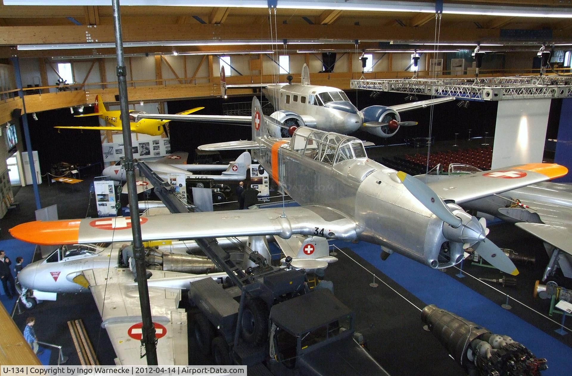 U-134, Pilatus P2-05 C/N 51, Pilatus P2-05 at the Flieger-Flab-Museum, Dübendorf