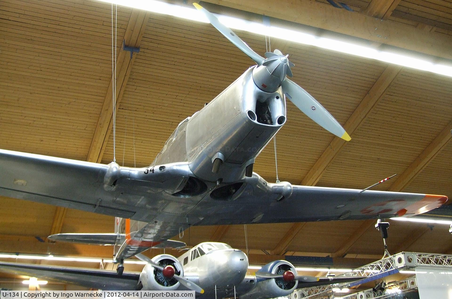 U-134, Pilatus P2-05 C/N 51, Pilatus P2-05 at the Flieger-Flab-Museum, Dübendorf