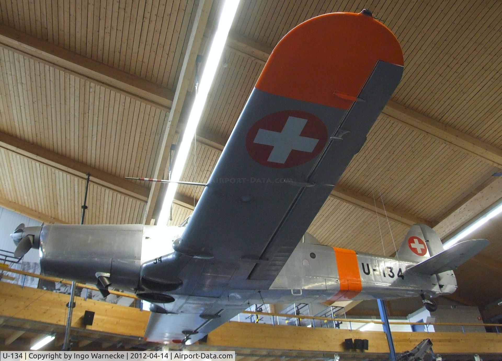 U-134, Pilatus P2-05 C/N 51, Pilatus P2-05 at the Flieger-Flab-Museum, Dübendorf