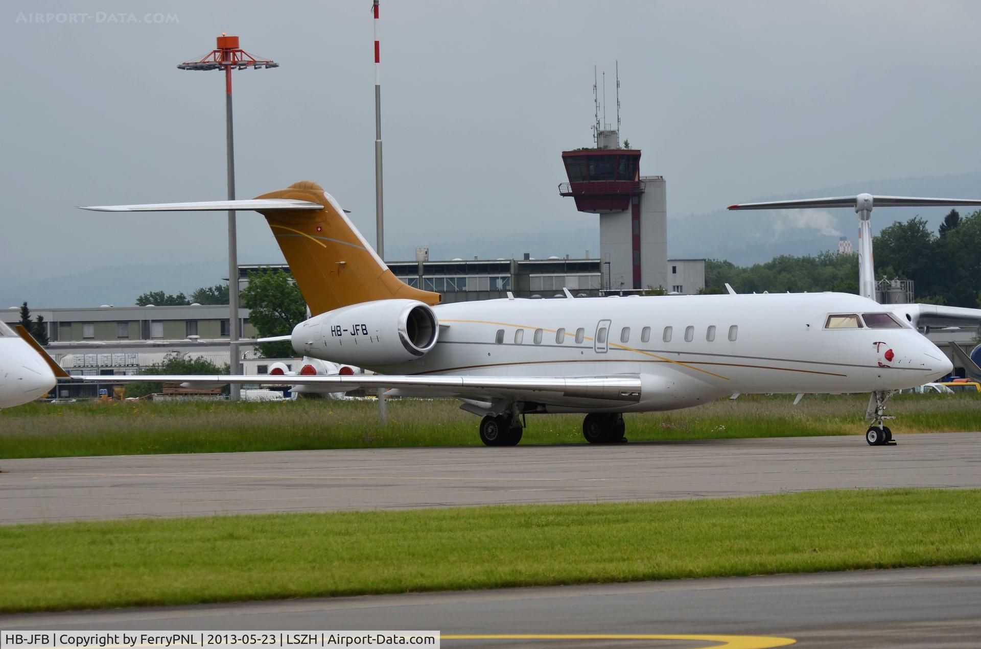 HB-JFB, 2002 Bombardier BD-700-1A11 Global 5000 C/N 9130, Nomad Aviation AG BD700