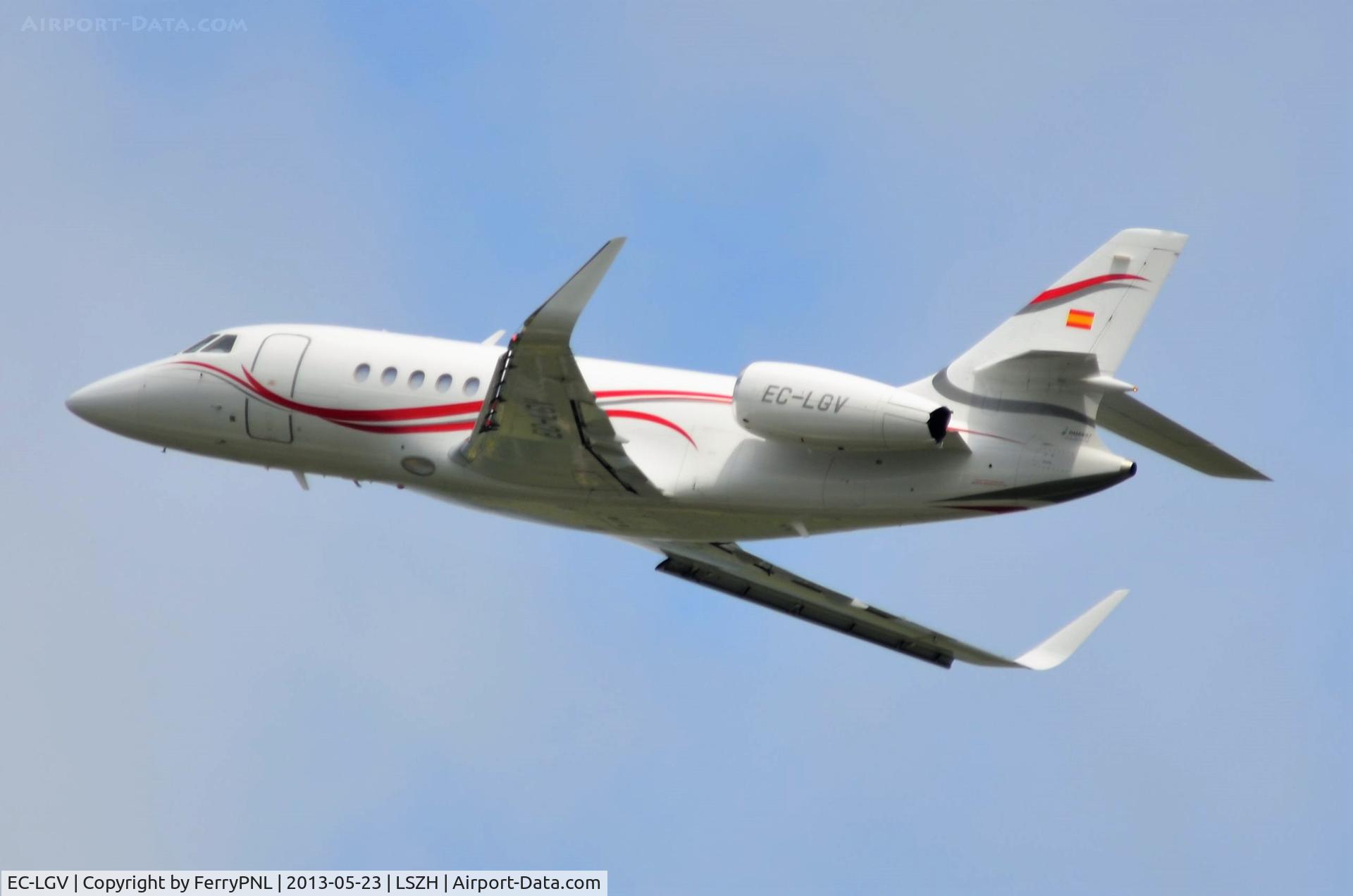 EC-LGV, 2009 Dassault Falcon 2000LX C/N 198, Corporatejets XXI S.A. DA2000LX