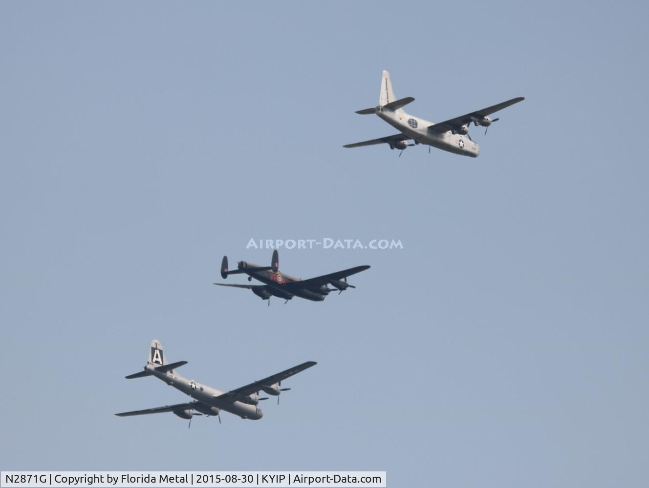 N2871G, Consolidated Vultee P4Y-2 Privateer C/N 66302, TOM YIP 2015