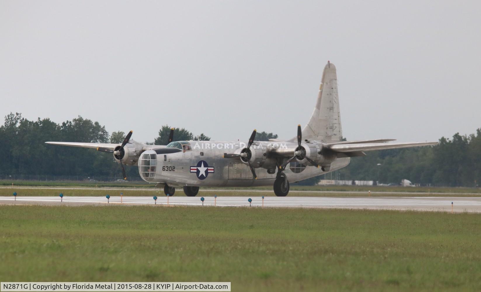 N2871G, Consolidated Vultee P4Y-2 Privateer C/N 66302, TOM YIP 2015