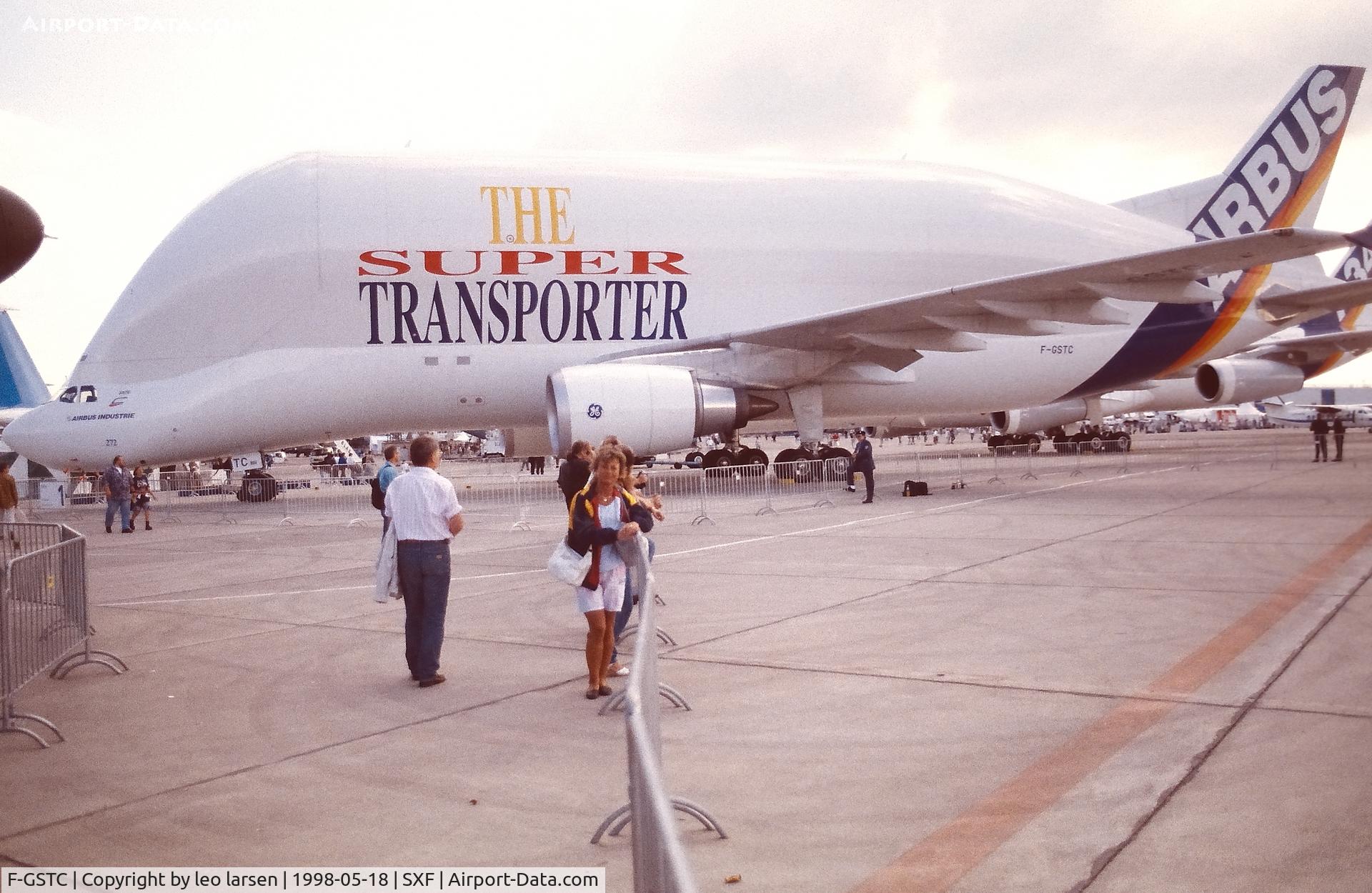F-GSTC, 1997 Airbus A300B4-608ST Super Transporter C/N 765, Berlin Air Show 18.5.1998