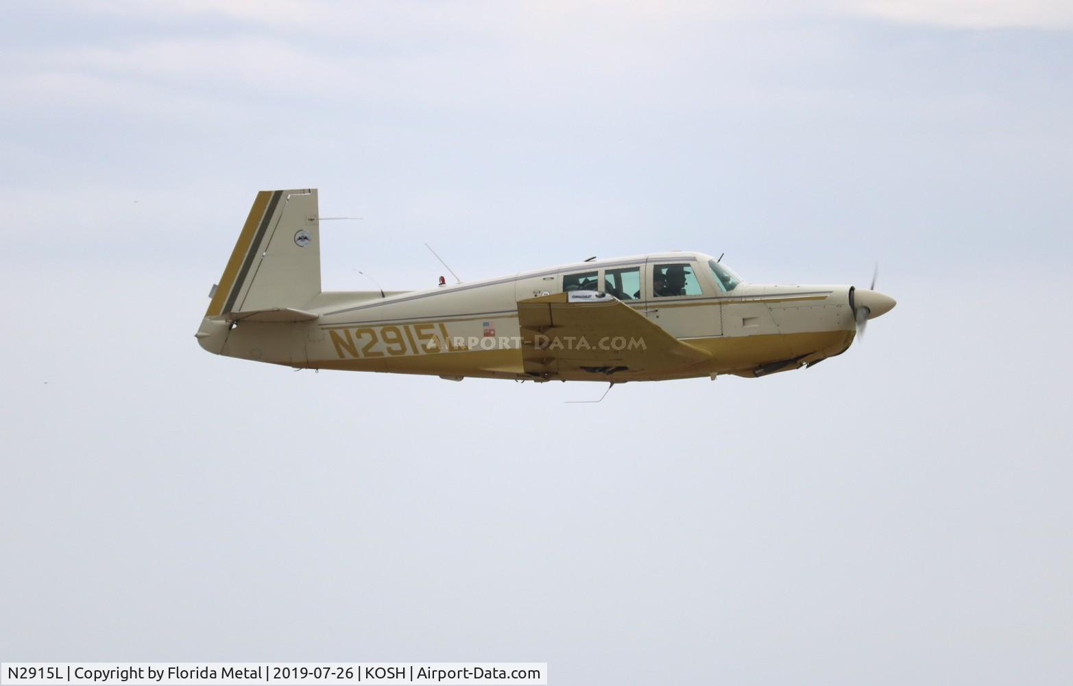 N2915L, 1967 Mooney M20F Executive C/N 670309, EAA OSH 2019