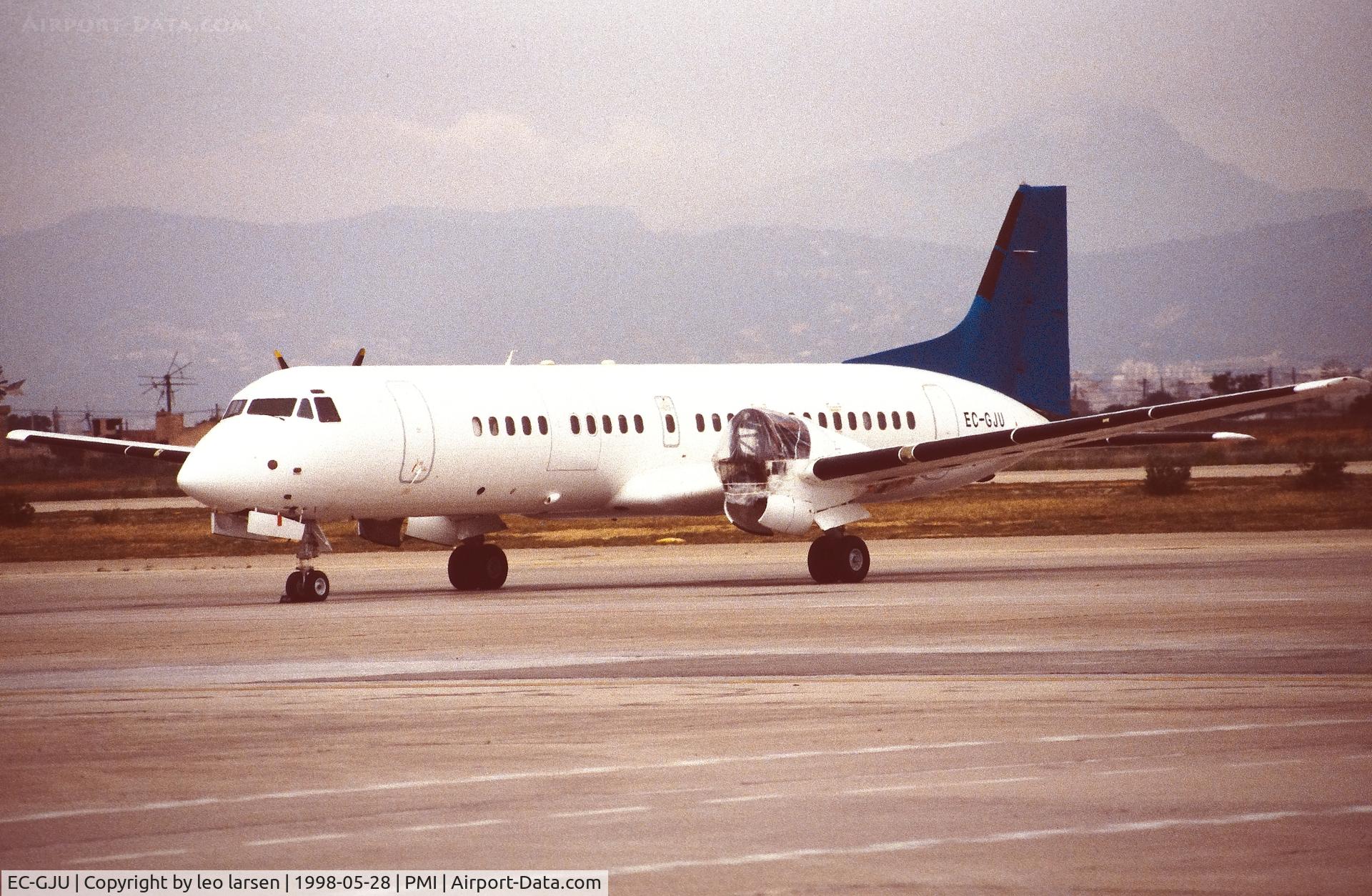 EC-GJU, 1990 British Aerospace ATP C/N 2033, Palma de Mallorca 28.5.1998