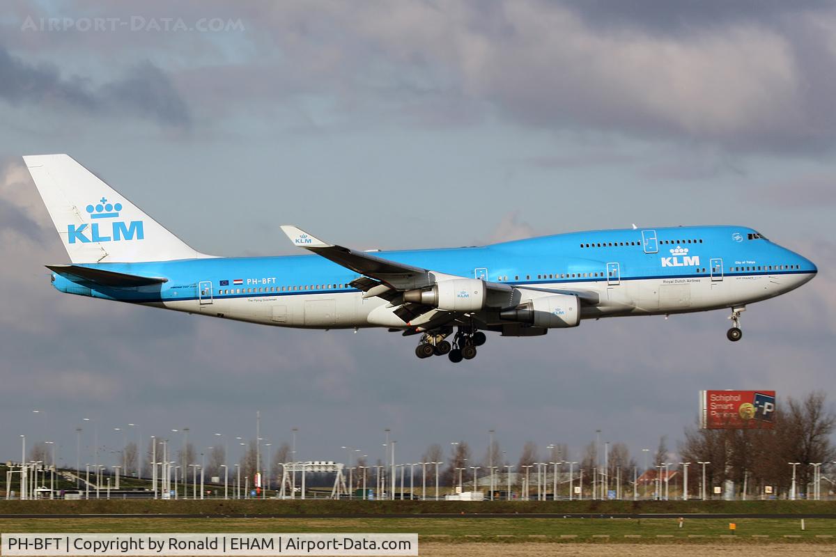 PH-BFT, 1997 Boeing 747-406BC C/N 28459, at spl