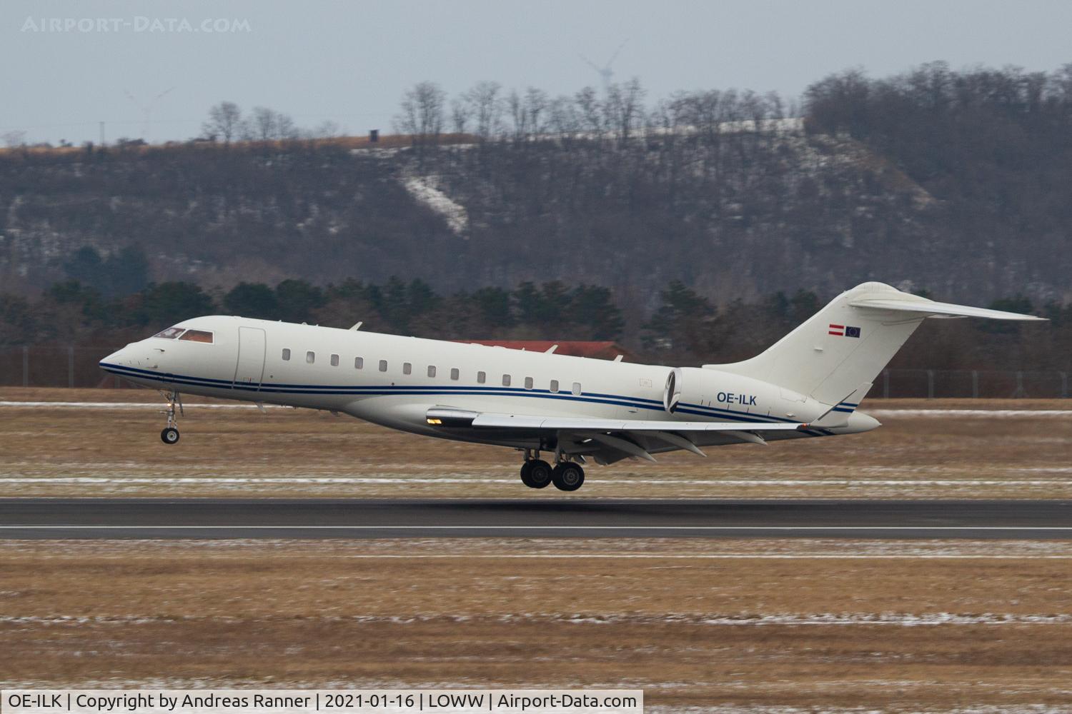 OE-ILK, 2006 Bombardier BD-700-1A10 Global Express XRS C/N 9208, Sparfell Luftfahrt BD-700 Global