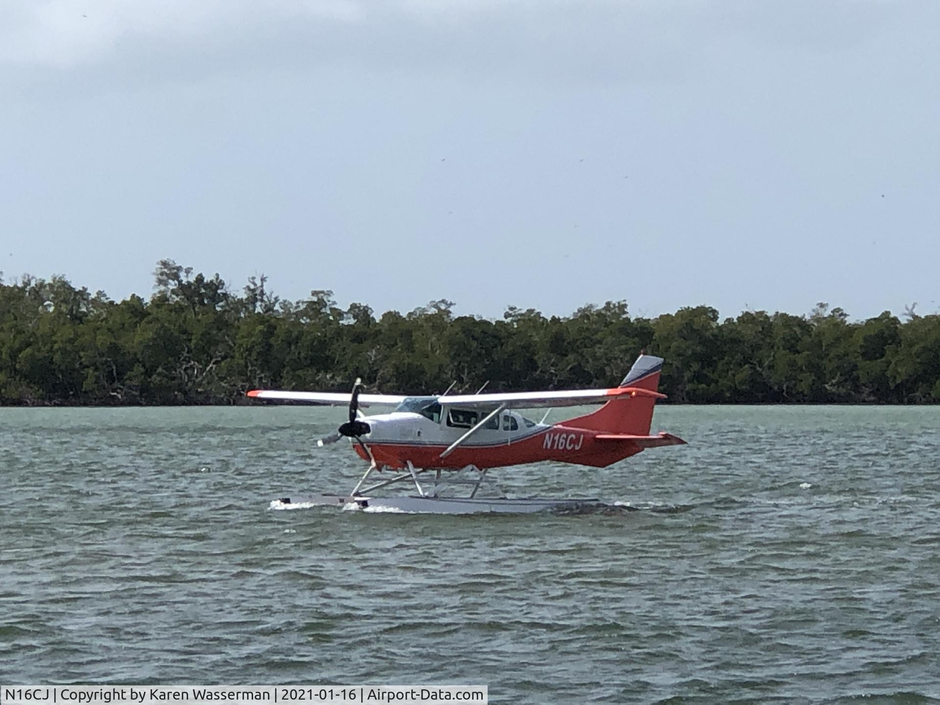 N16CJ, 1977 Spezio Sport DAL-1 Tuholer C/N 47, Landed in Johnson Bay on Isles of Capri outside my house on January 16, 2021.   I normally see boats, fishermen, kayaks, Greg-Orick dock builder barges, pelicans, anhingas, dolphin, but today a single-engine sea plane.   I thought I was in Alaska.