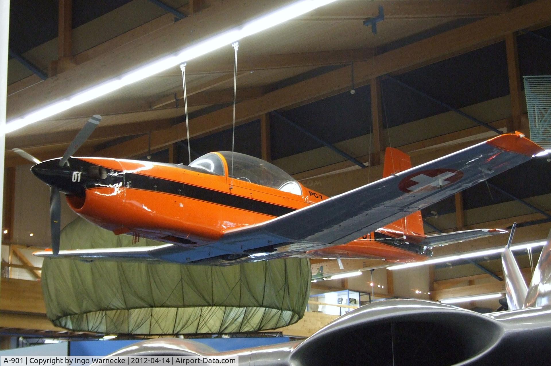 A-901, 1966 Pilatus PC-7 (PC-3/B) Turbo Trainer C/N 509-58, Pilatus PC-7 Turbo Trainer at the Flieger-Flab-Museum, Dübendorf