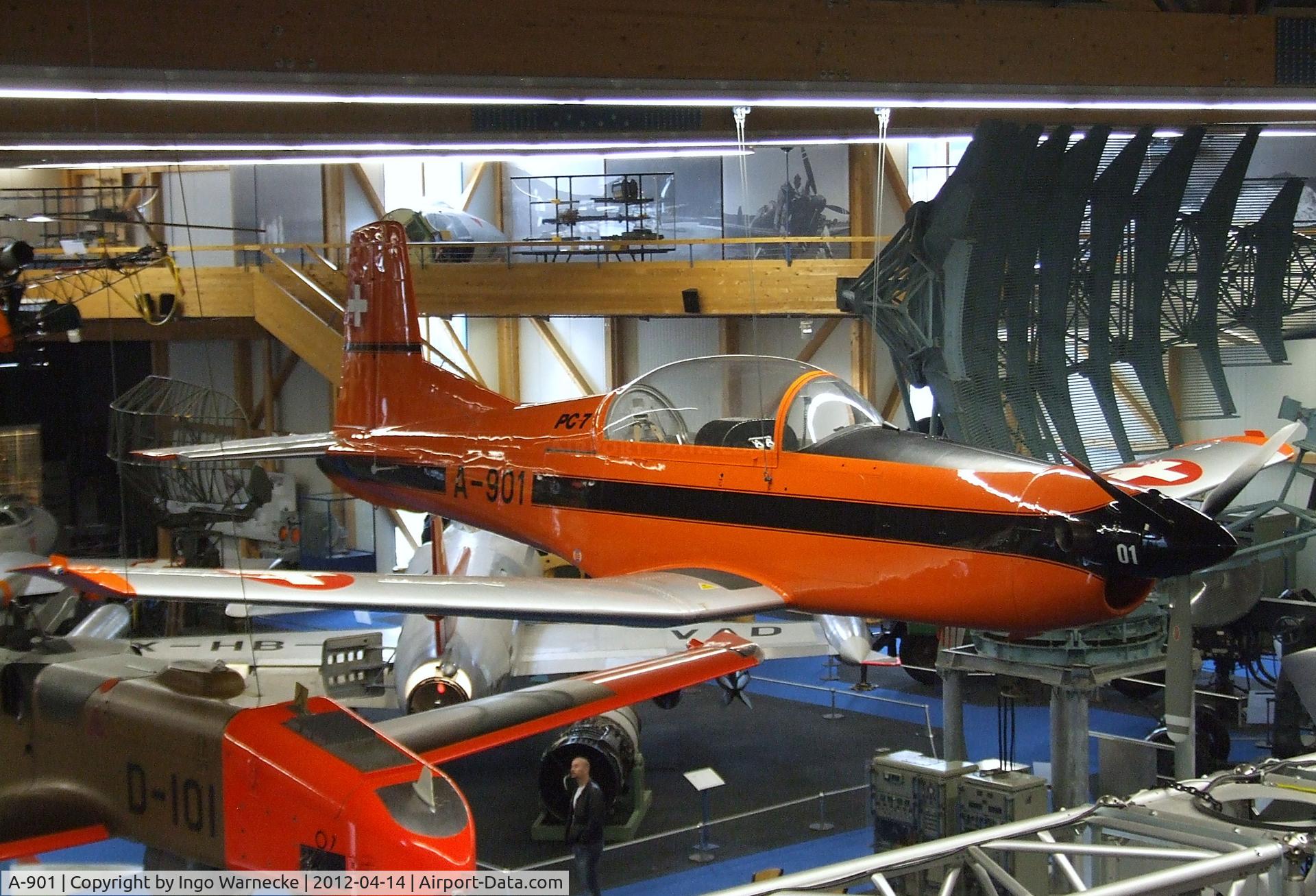 A-901, 1966 Pilatus PC-7 (PC-3/B) Turbo Trainer C/N 509-58, Pilatus PC-7 Turbo Trainer at the Flieger-Flab-Museum, Dübendorf